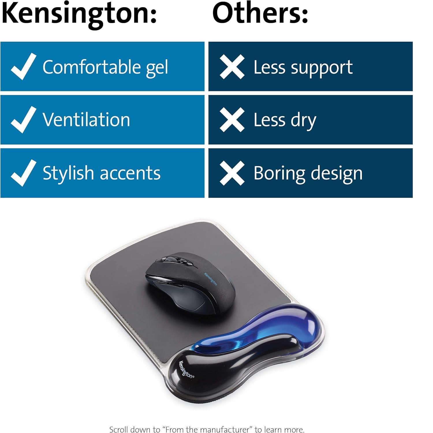 KensingtonKensington Entegre Bilek Destekli Duo Jel Mouse Pad Duman-Mavi (62401)