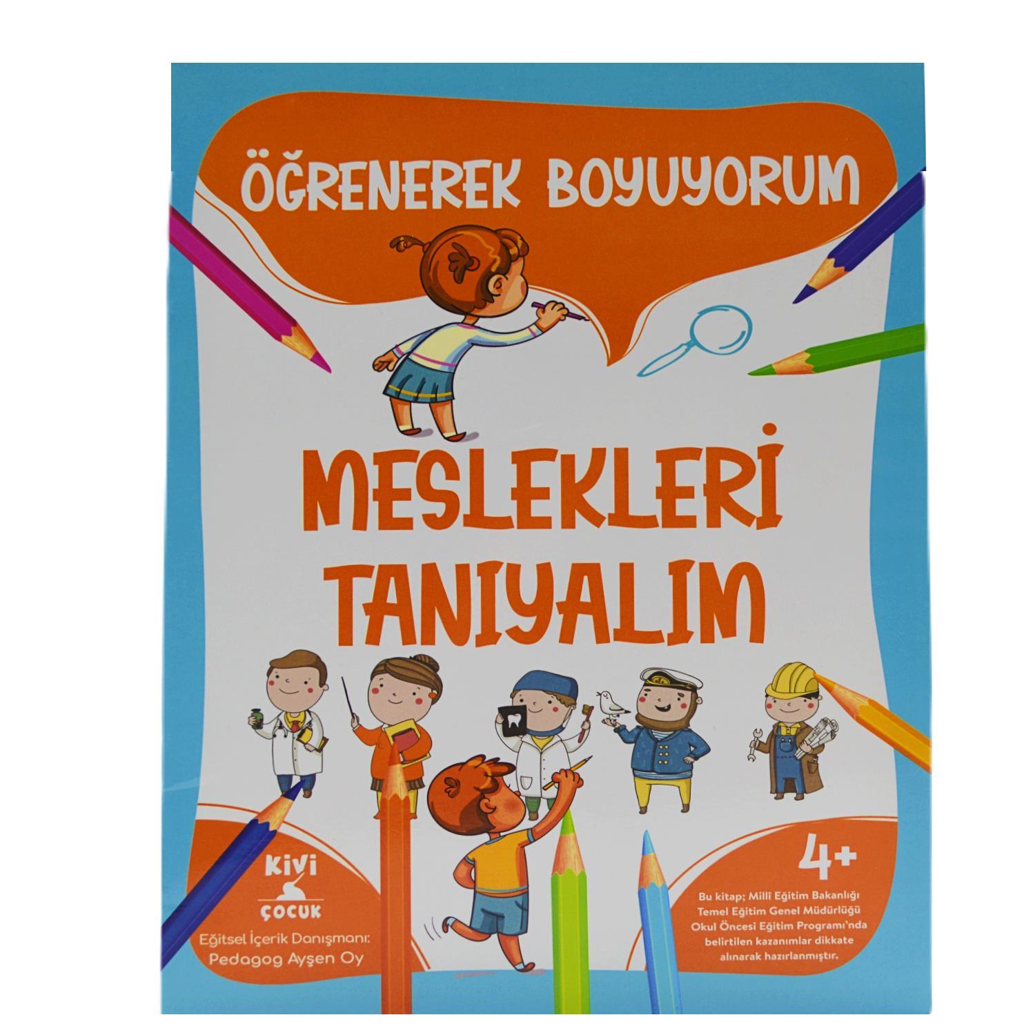 KİVİ ÇOCUKKivi Çocuk 4+ Yaş Öğrenerek Boyuyorum Meslekleri Tanıyalım KTP