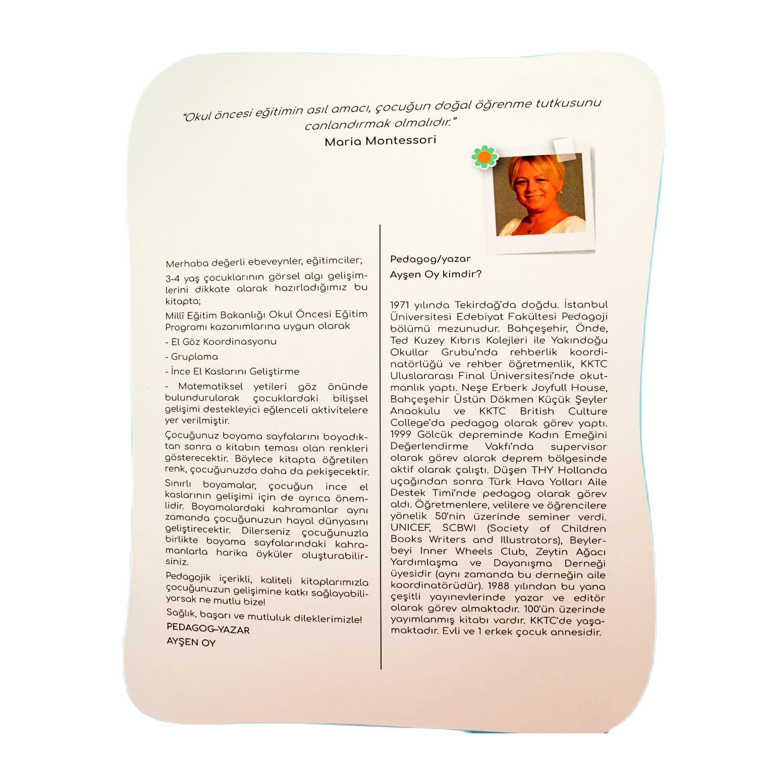 KİVİ ÇOCUKKivi Çocuk 4+ Yaş Öğrenerek Boyuyorum Şekillleri Tanıyalım KTP