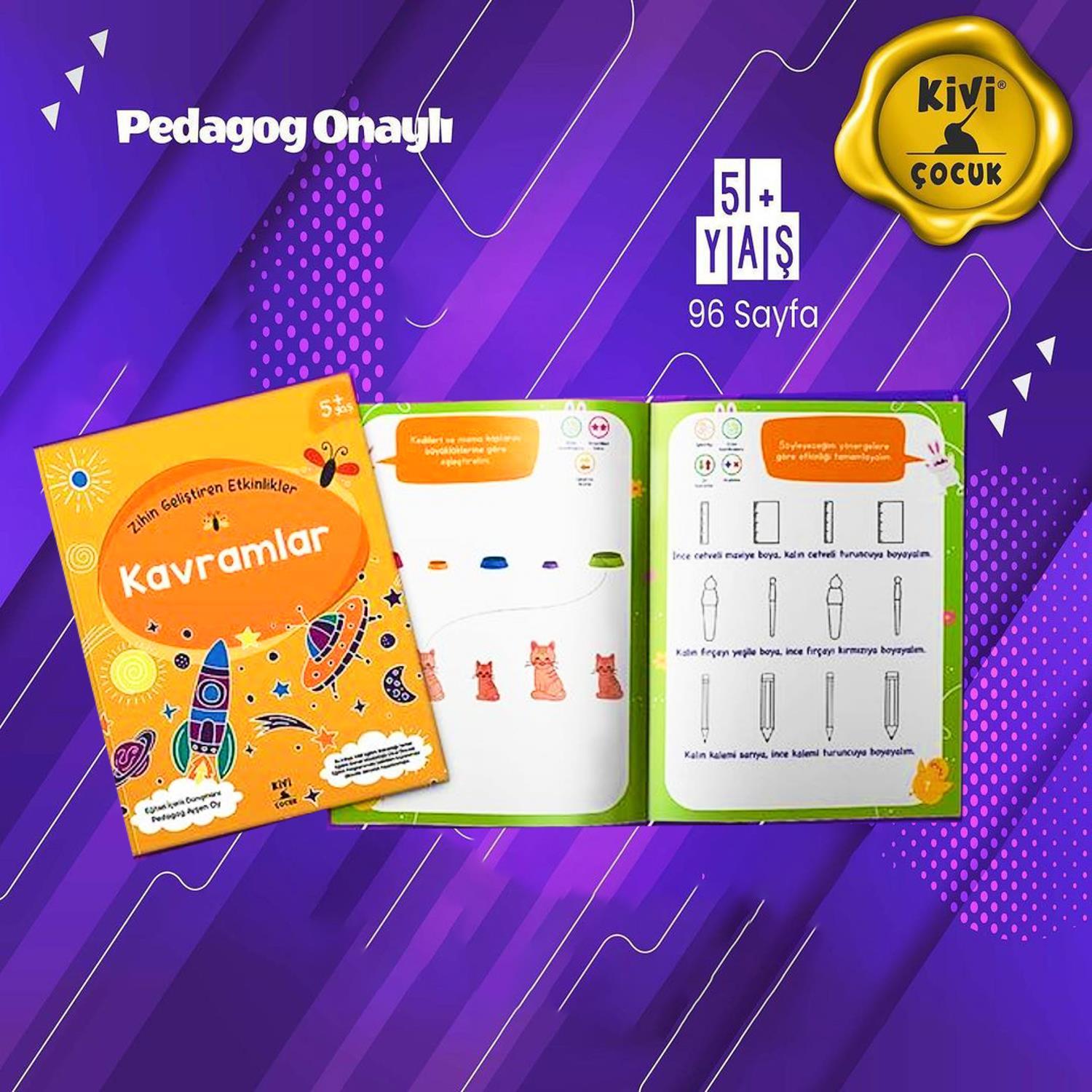 KİVİ ÇOCUKKivi Çocuk 5+ Yaş Zihin Geliştiren Etkinlikler KAVRAMLAR KTP