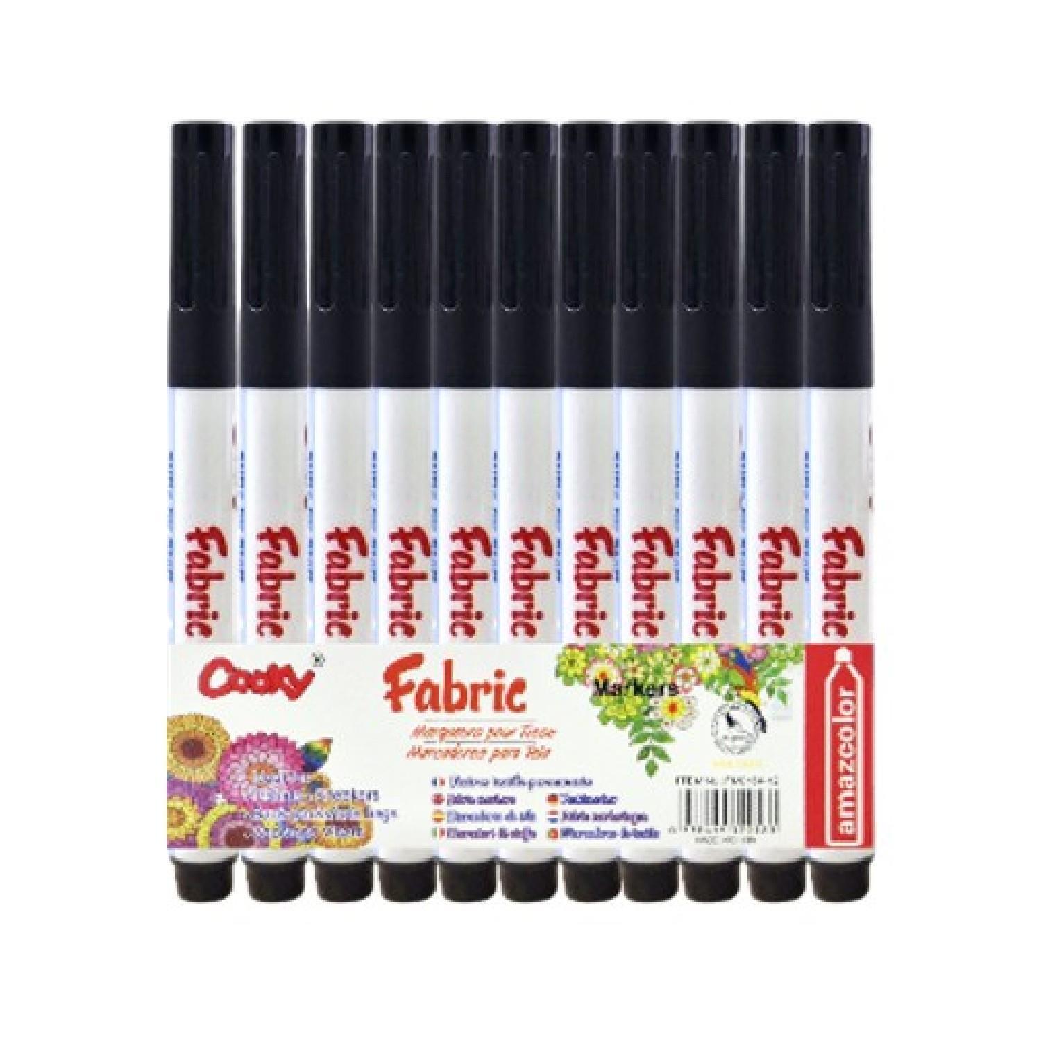 LİNEALinea Cooky Tekstil T-Shirt Kalemi 12 li Blister Siyah (FM018)