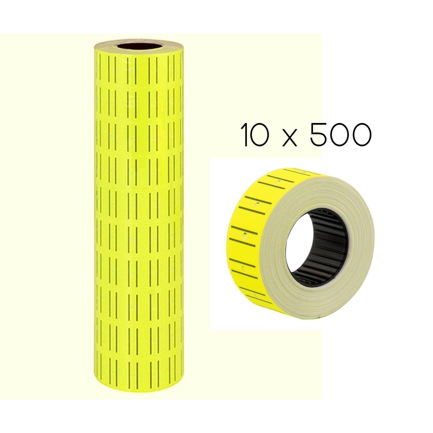 LİNEALinea Fiyat Etiketi 500 lü 10 Rulo- Neon Sarı