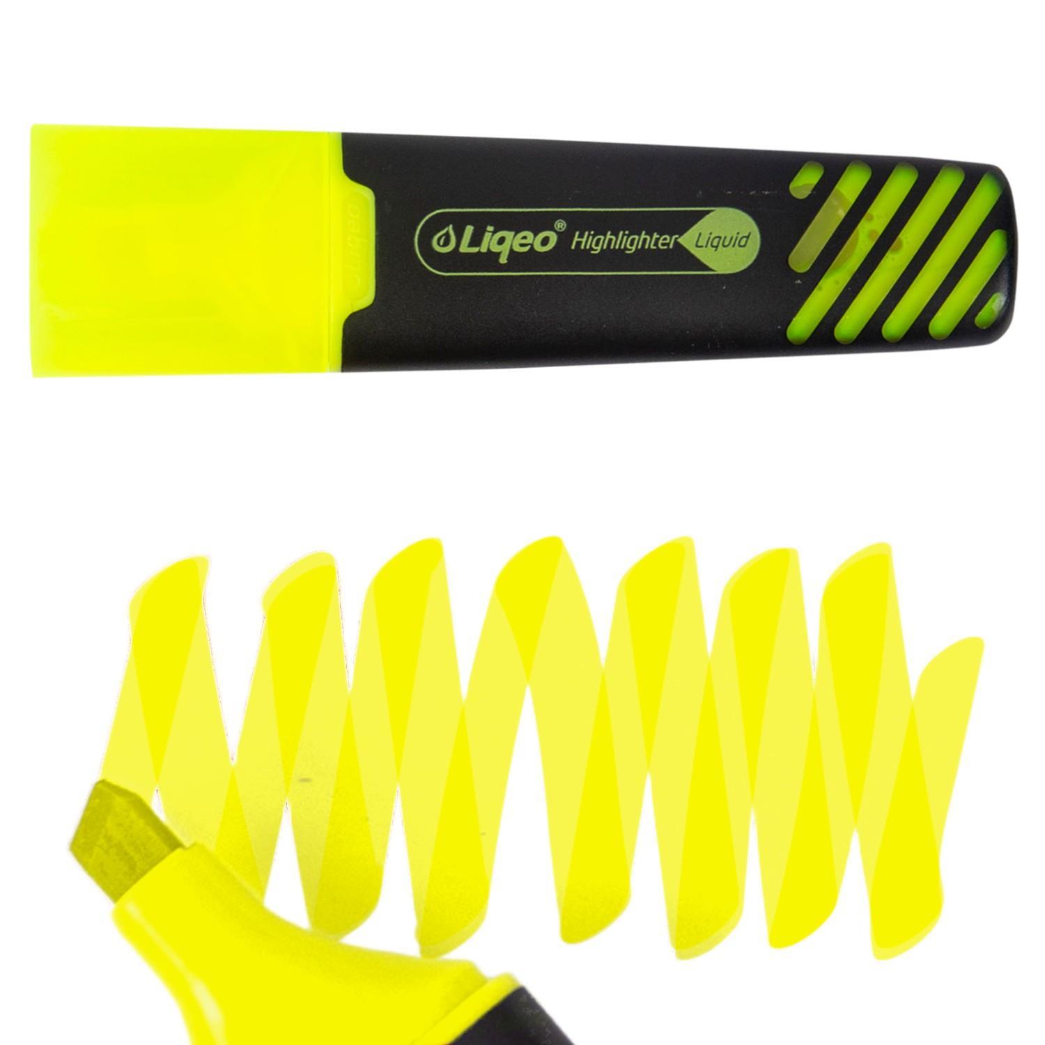 LiqeoLiqeo Liquid Flat Fosforlu Kalem (H-3128) 12 Adet Sarı