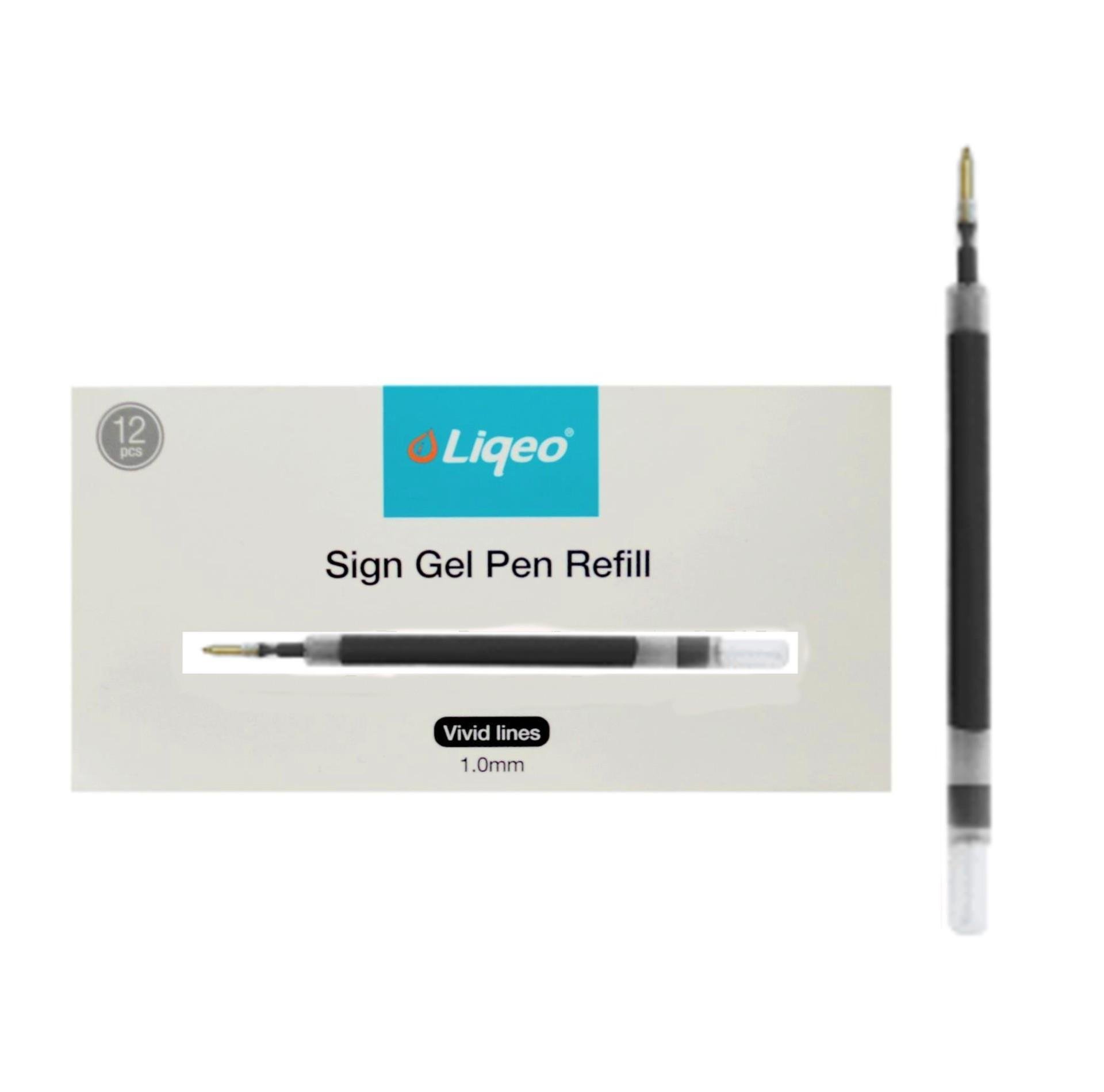 LiqeoLiqeo Sign Gel Pen Refil 1.0 mm 12 Adet Siyah