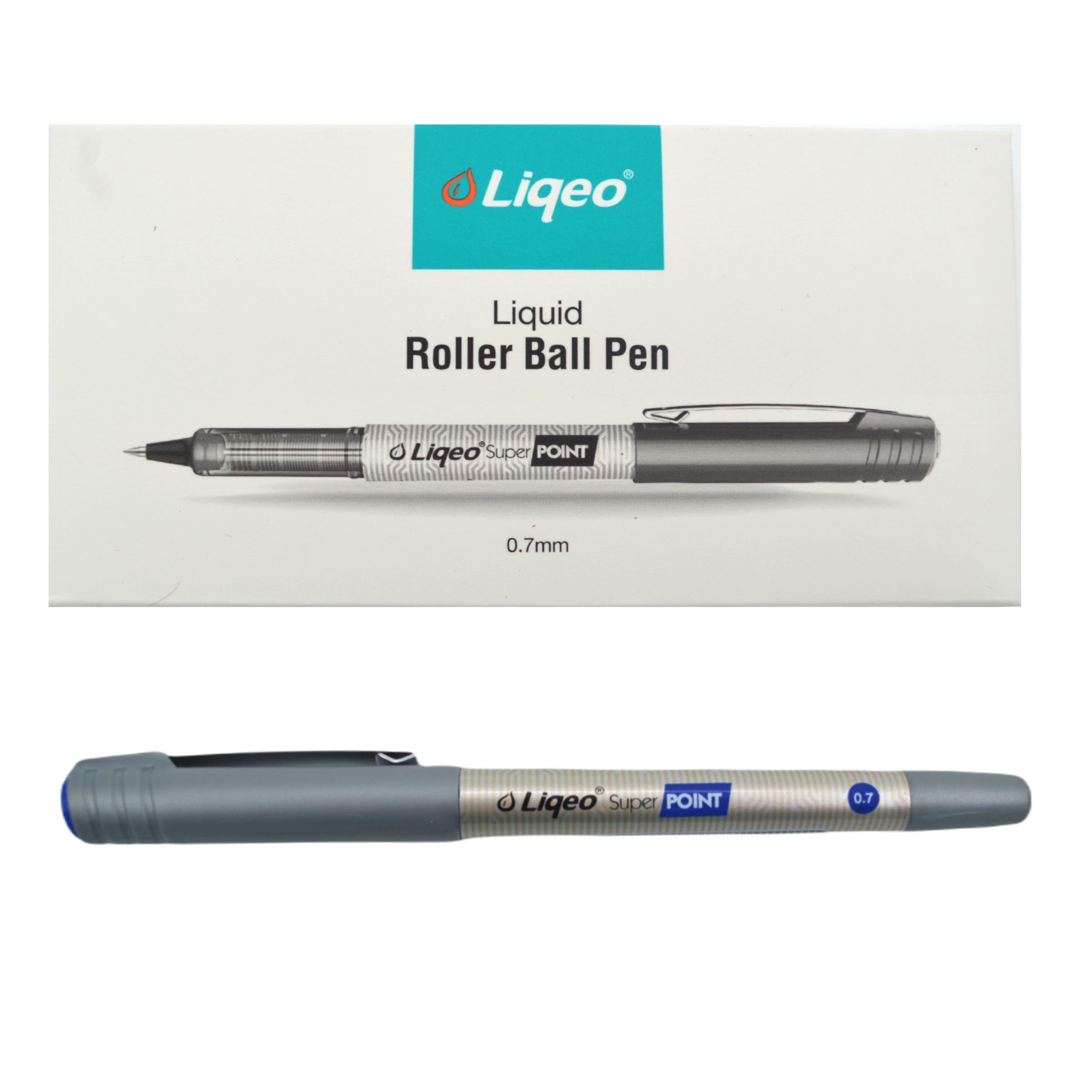 LiqeoLiqeo Super Point Roller Kalem 0.7mm Mavi 12 Adet