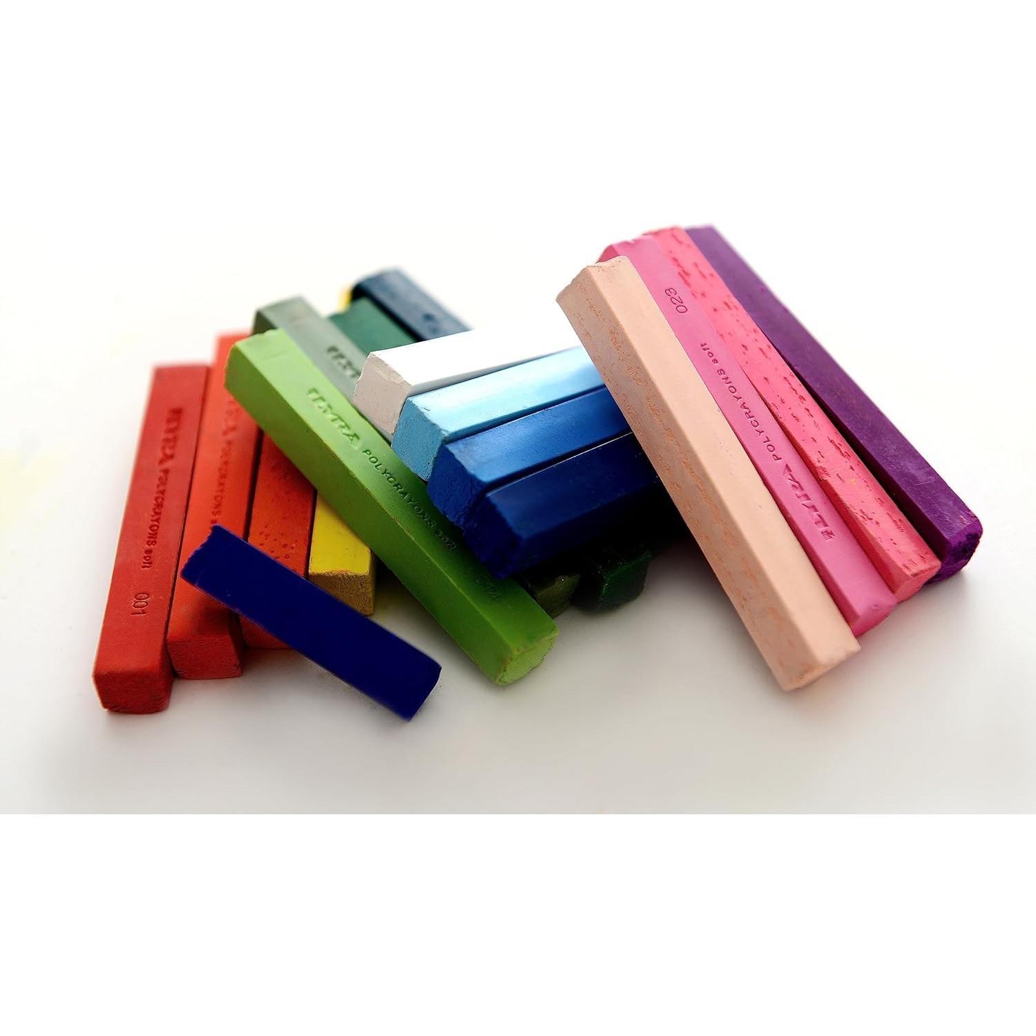 LyraLyra Polycrayons Soft Toz Pastel 12 Renk (L5651120) (FLA1)