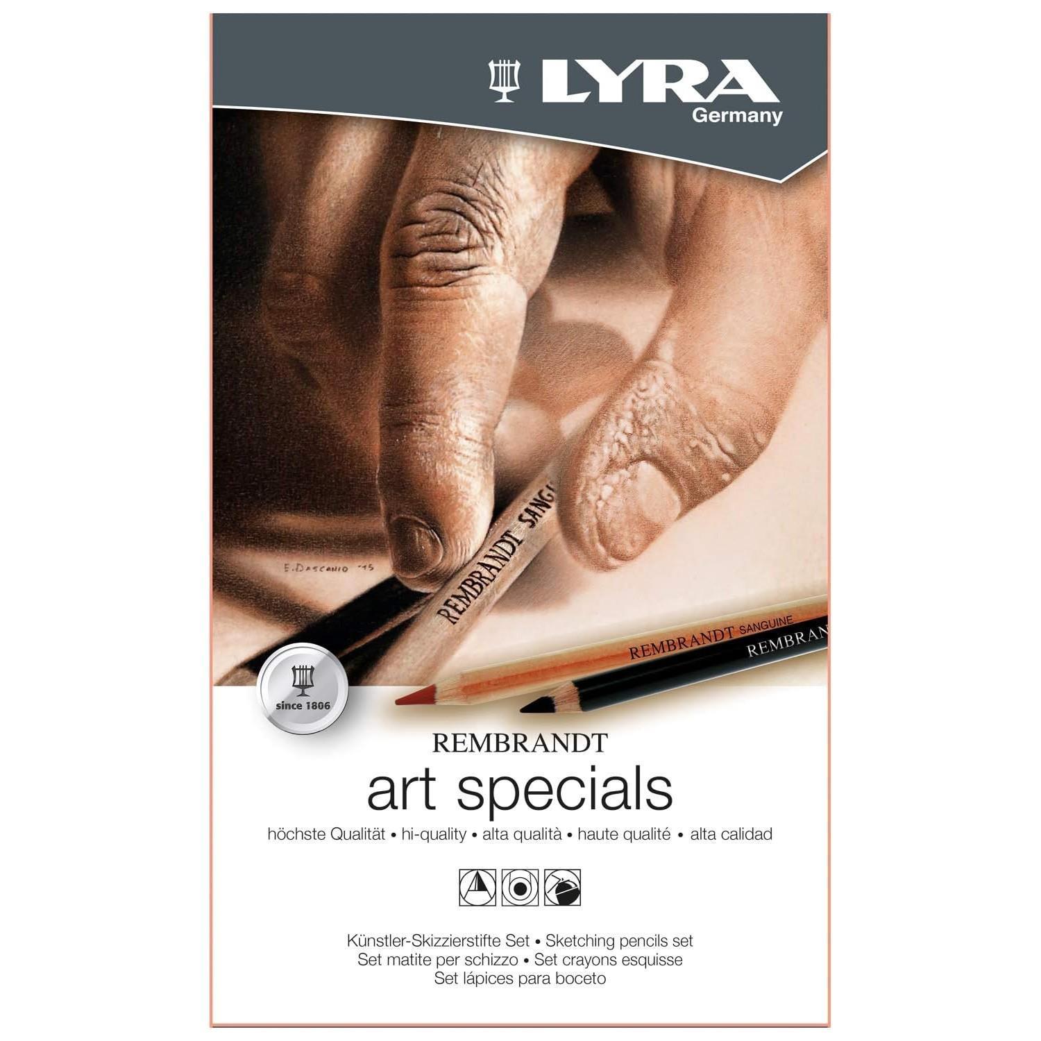 LyraLyra Rembrandt Art Specials Metal Kutu Çizim Seti 12 Parça (L2051120) (FLA1)