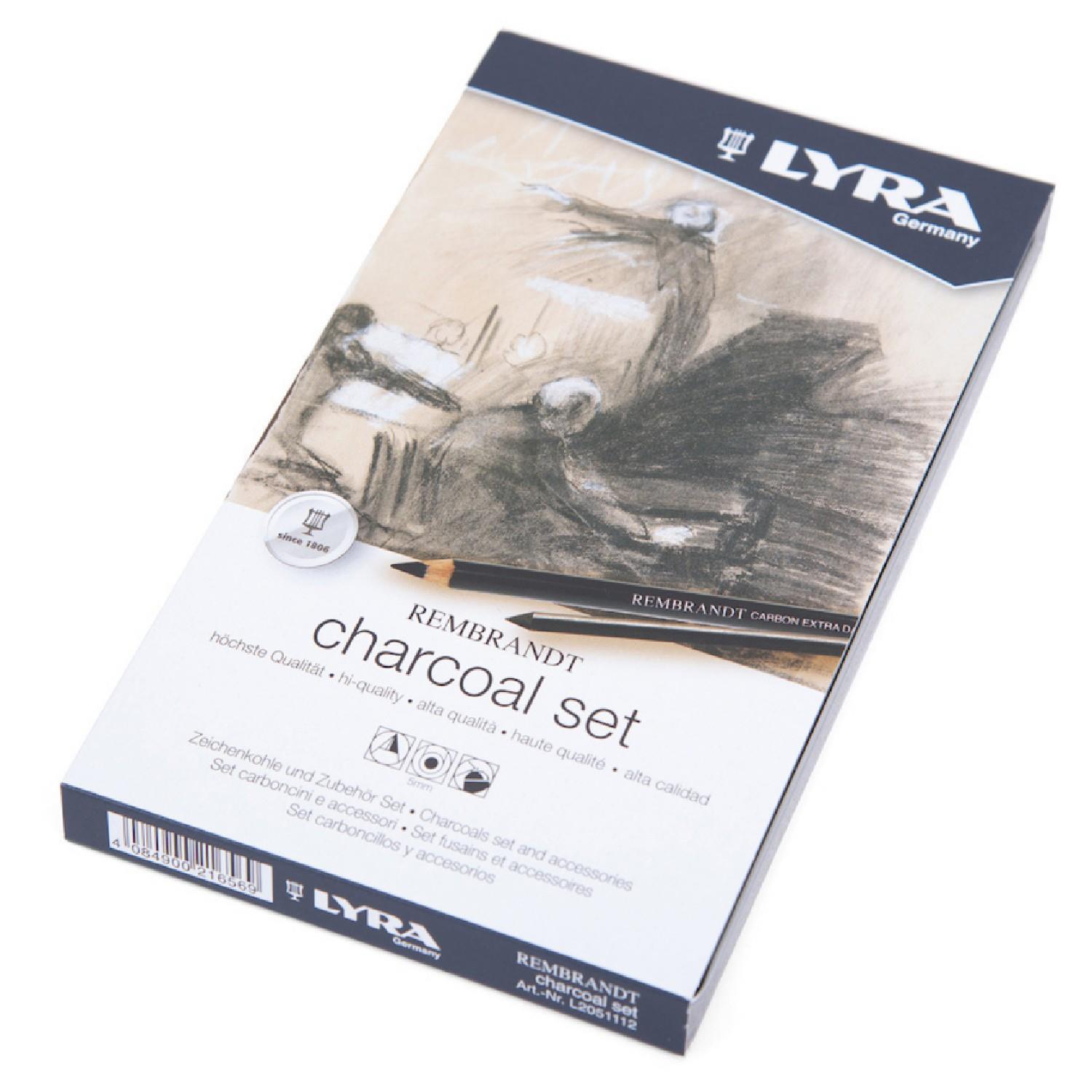 LyraLyra Rembrandt Charcoal Metal Kutu Çizim Seti 11 Parça (L2051112) (FLA1)