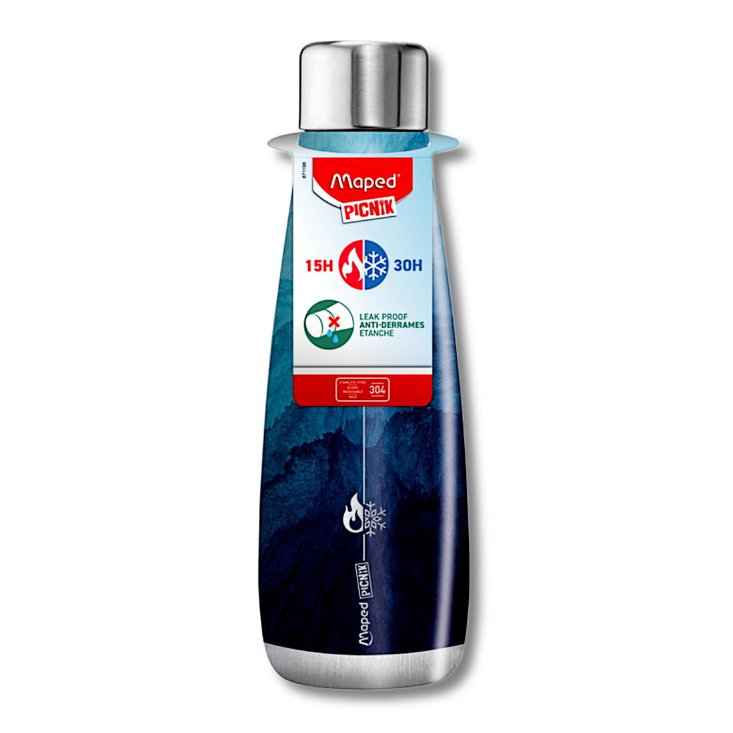 MapedMaped Picnik Dekorasyonlu Çelik Termos Matara Su Konsepti 500 ml (871198)