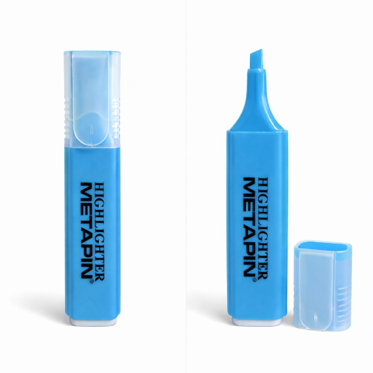 MetapinMetapin Fosforlu Kalem Neon Renkler Mavi 12 Adet