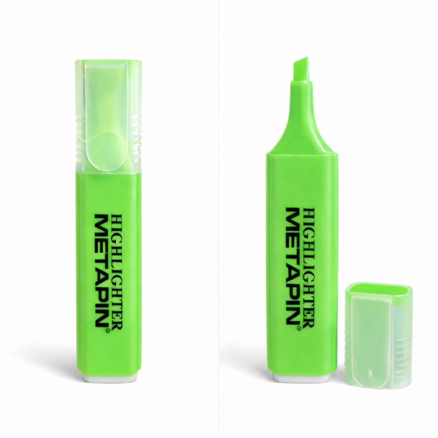 MetapinMetapin Fosforlu Kalem Neon Renkler Yeşil 12 Adet
