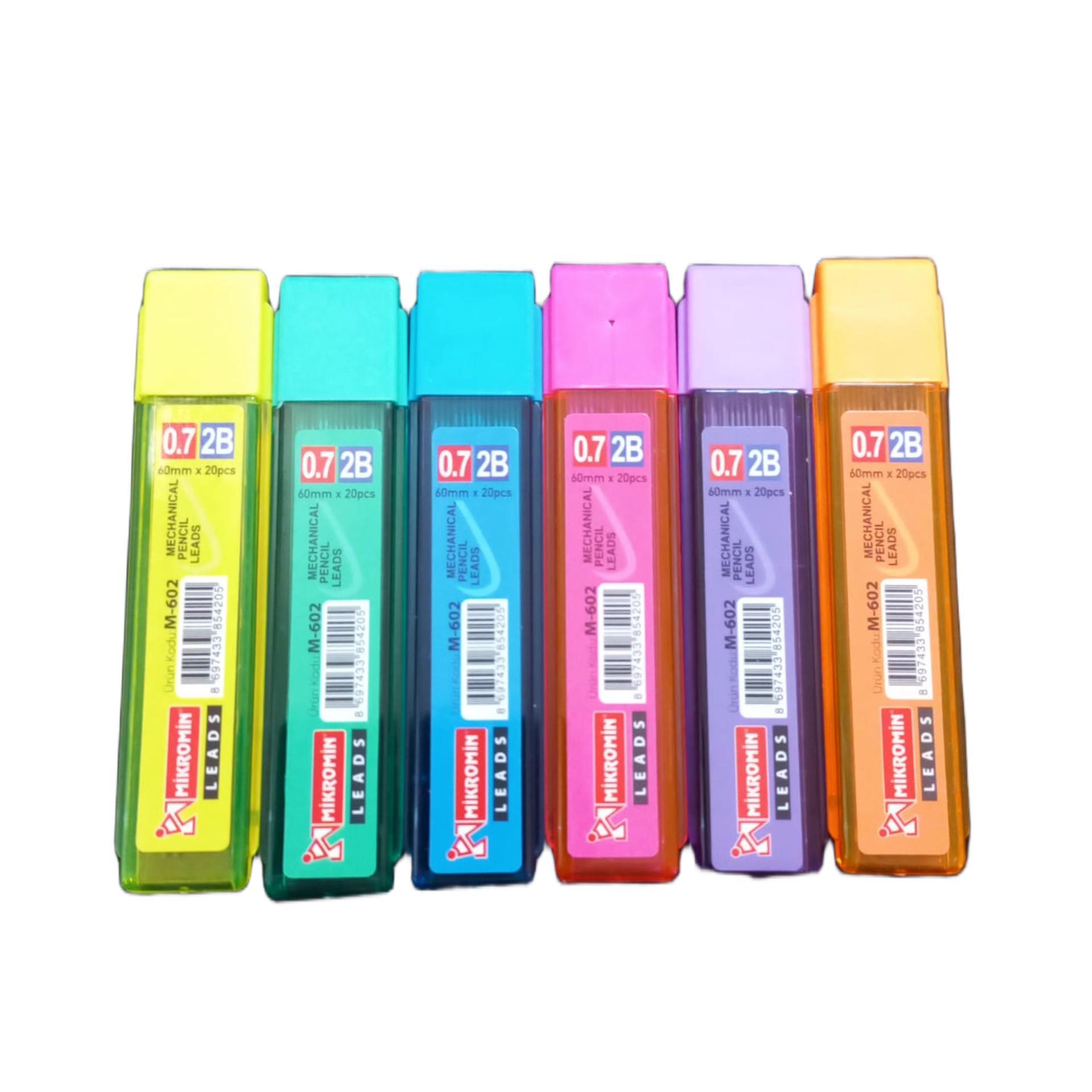 MİKROMikro M-602 2B 60 mm 0.7 Kalem Ucu 1 Tüp Neon Renkler