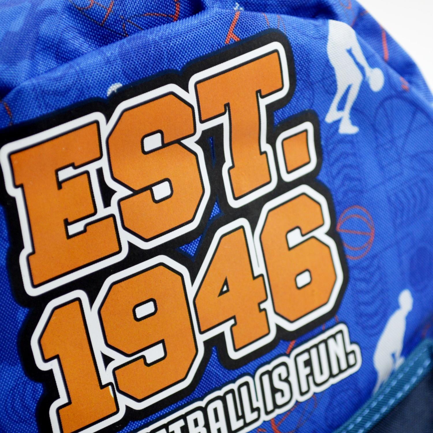 MuggleMuggle 2 Bölmeli Basket Is Fun Anaokulu Çantası Mavi MU-9154