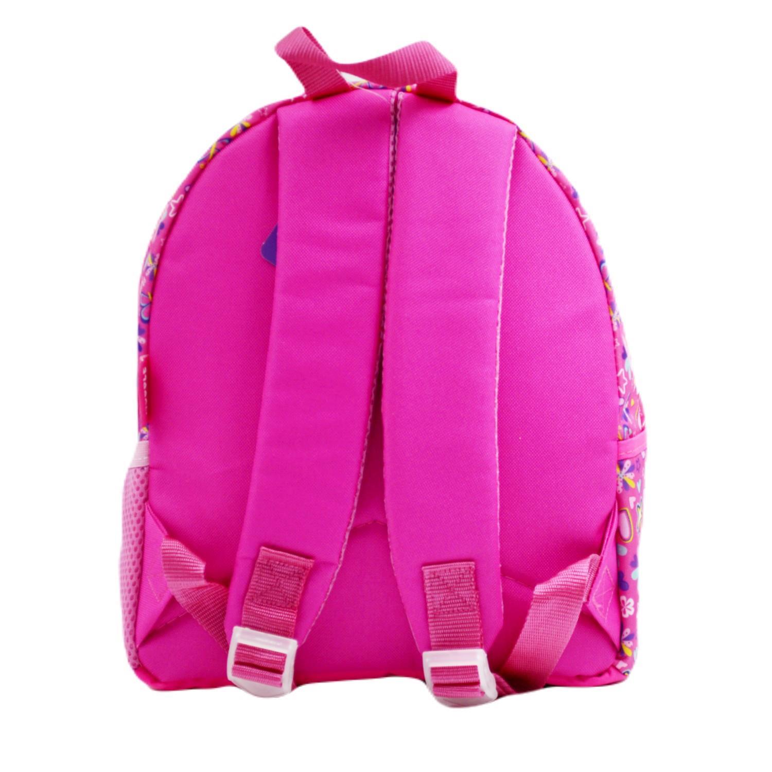 MuggleMuggle 2 Bölmeli Be Happy Anaokulu Çantası Pembe MU-7488