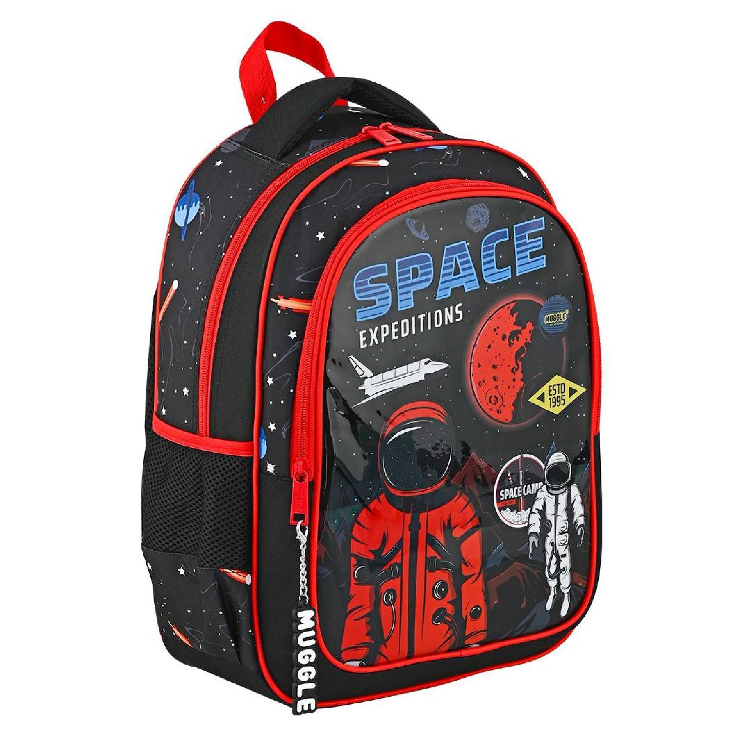 MuggleMuggle 2 Bölmeli Space Expeditions Okul Sırt Çantası MU-9132