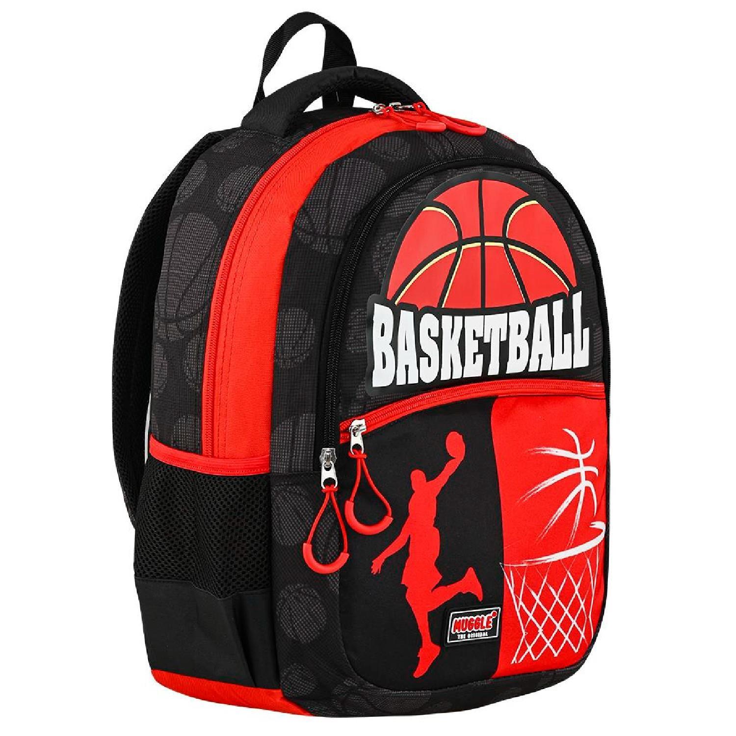 MuggleMuggle 3 Bölmeli Basketball Okul Sırt Çantası MU-9164