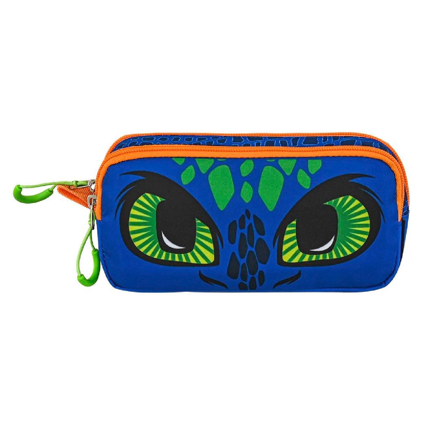 MuggleMuggle 3 Bölmeli Dragons Okul Sırt Çantası+Kalemlik