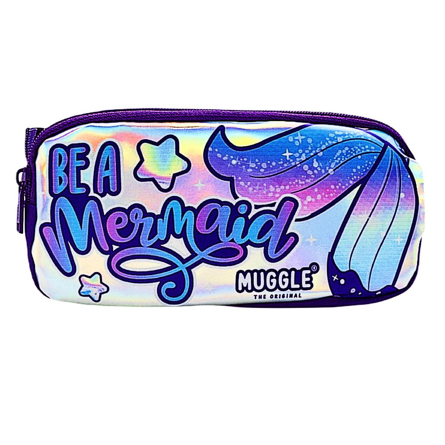MuggleMuggle 3 Bölmeli Mermaid Okul Sırt Çantası + Kalemlik