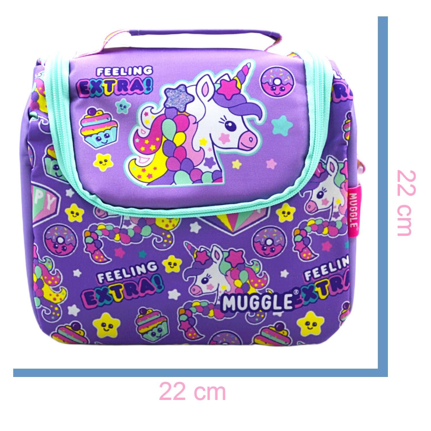 MuggleMuggle Always Happy Unicorn Tek Bölmeli Beslenme Çantası (MU-5813)