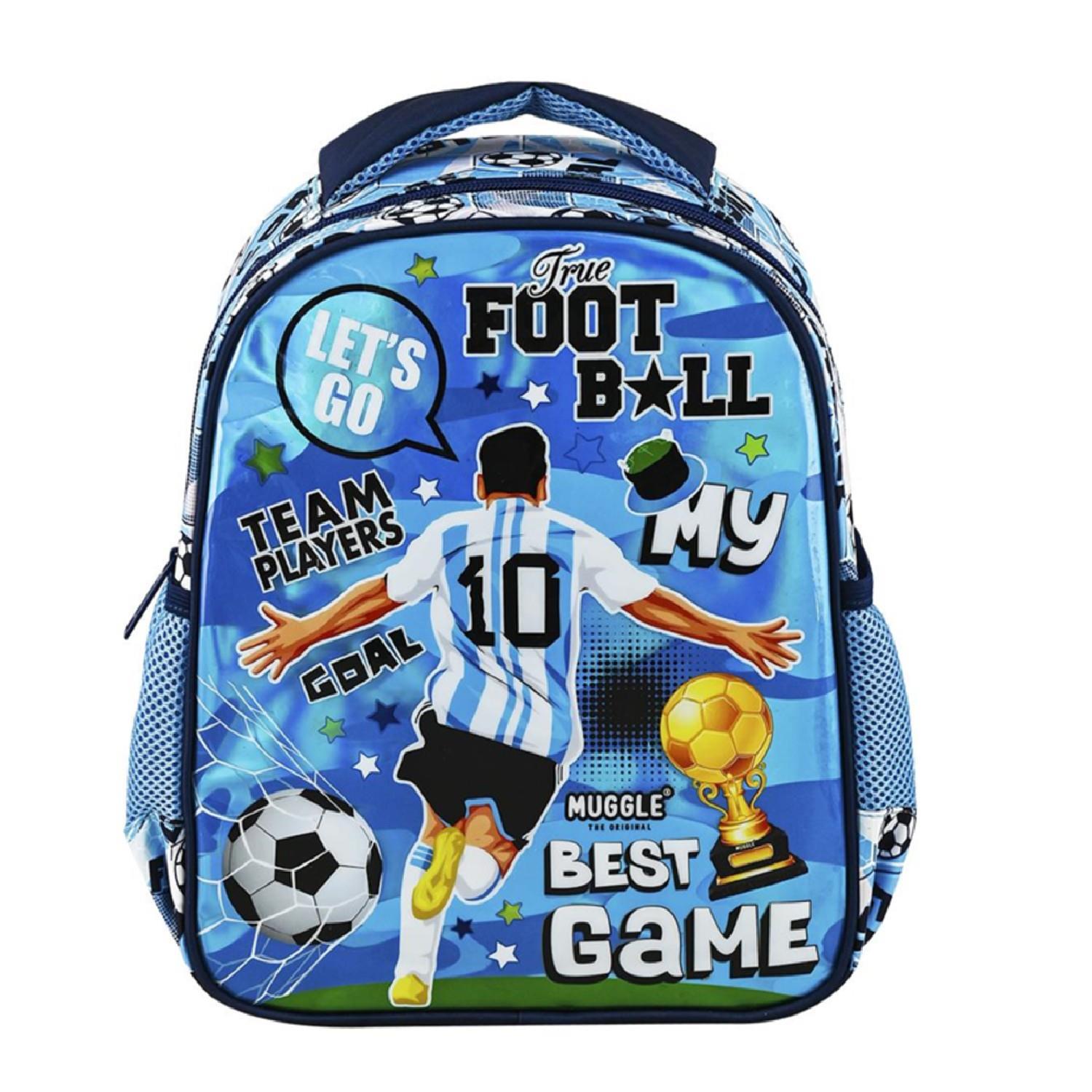 MuggleMuggle Tek Bölmeli Best Game Anaokulu Çantası Mavi (MU-9113)