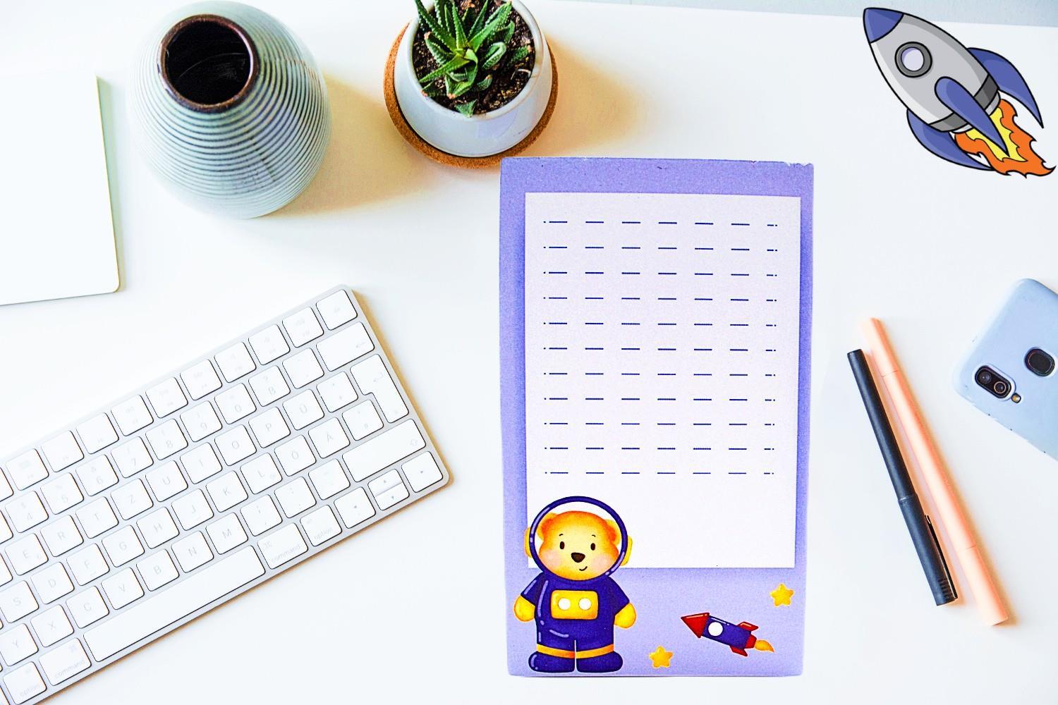 MUNISMunis Dopp Çek-Kopar Desenli Bloknot 76X127 mm 50 Yaprak DOPP-N20