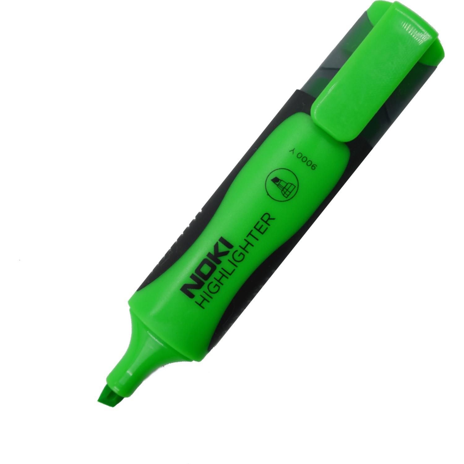 NokiNoki Fosforlu Kalem 10 Adet Yeşil