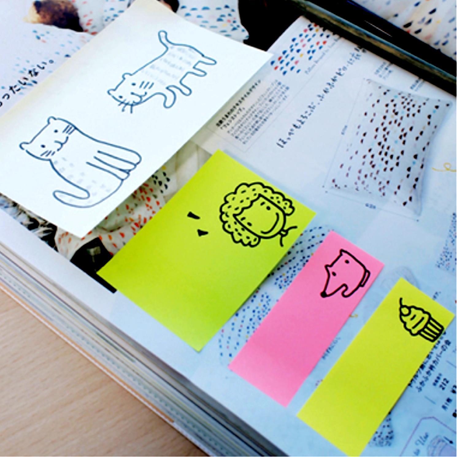 NokiNoki Memo 75x75 mm Yapışkanlı Not Kağıdı 80 Yaprak Limon Sarı 12133