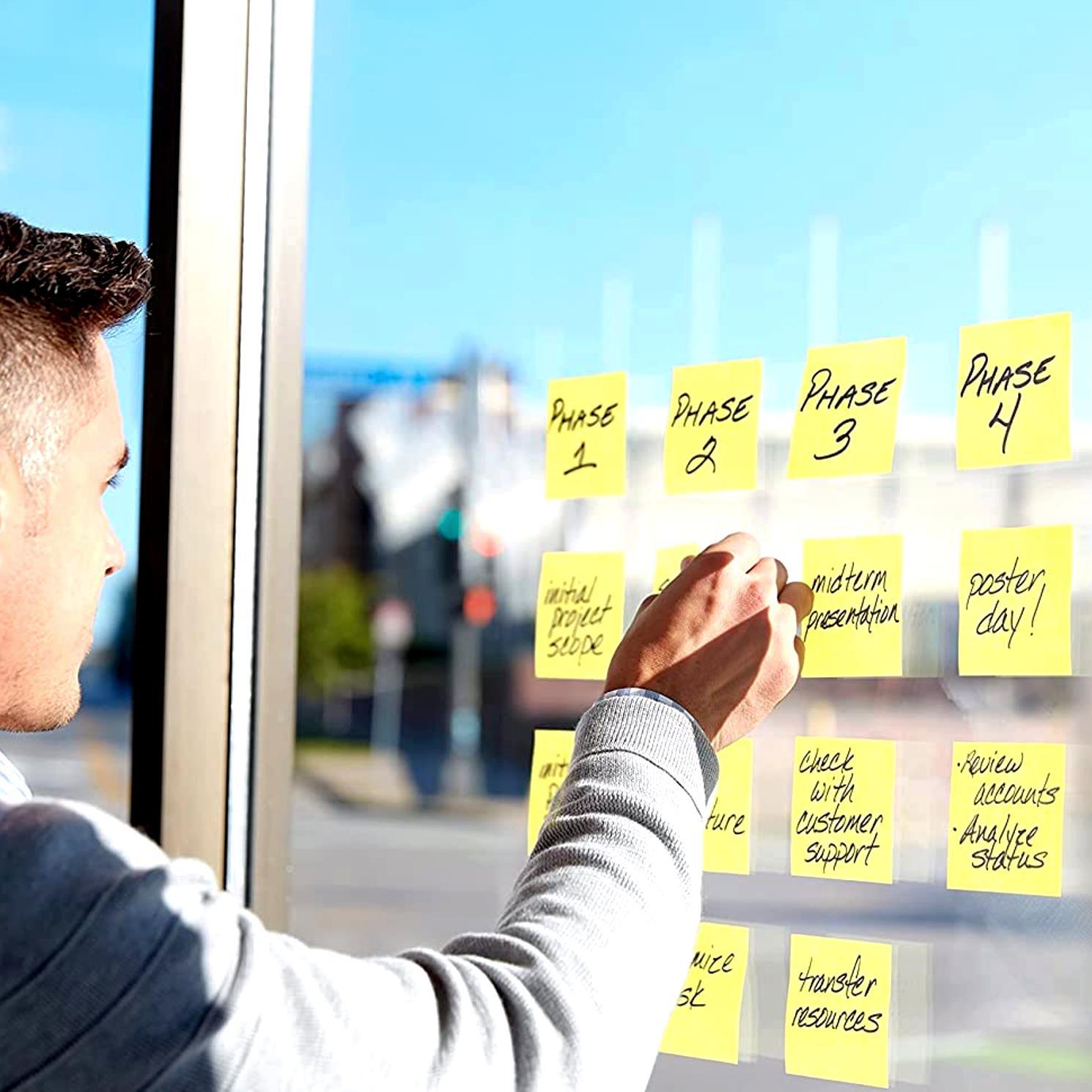 NokiNoki Memo 75x75 mm Yapışkanlı Not Kağıdı 80 Yaprak Limon Sarı 12133