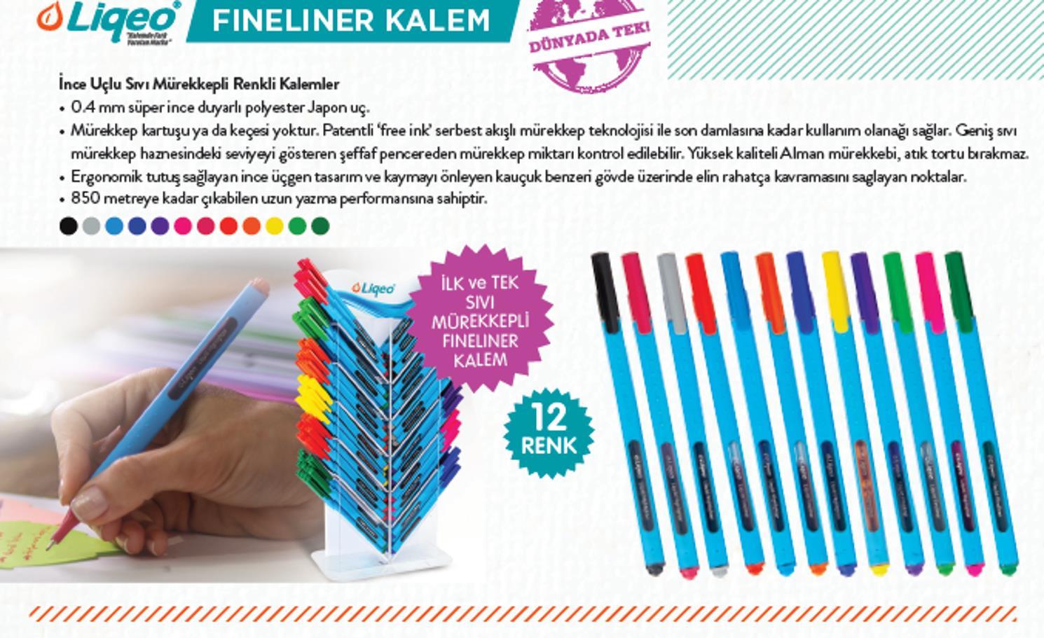 NokiNoki Motifli Boyama Kitabı Ve 6 Lı Liqeo Fineliner Mandala Seti 