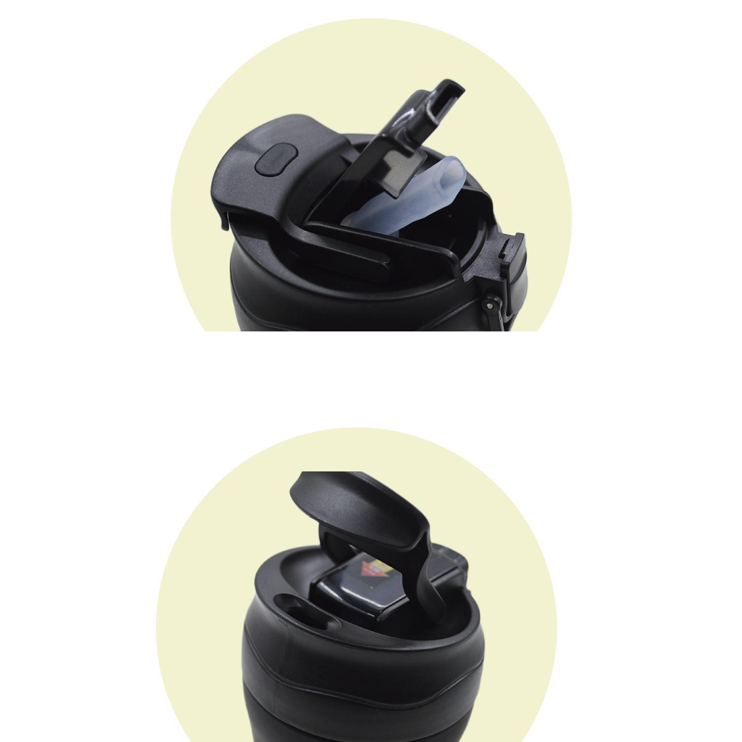 NokiNoki Soft Touch Çelik Termos Mug Kahve Kupası 400 ml