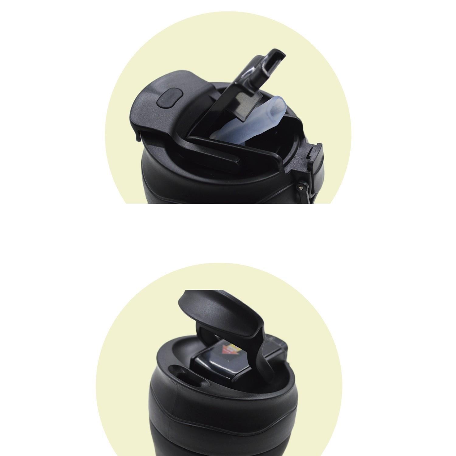 NokiNoki Soft Touch Çelik Termos Mug Kahve Kupası 400 ml