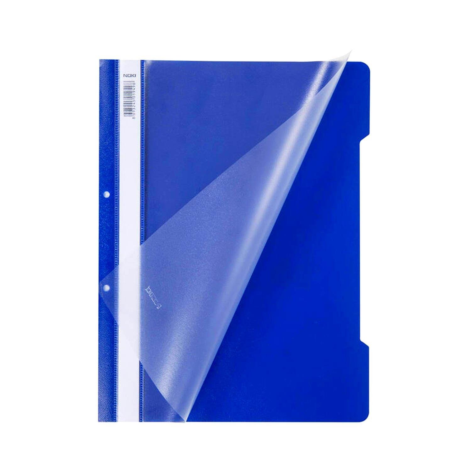 NokiNoki Telli Dosya Eco A4 4828 Mavi 50 Li + Noki Poşet Dosya Eco A4 100 Lü Paket