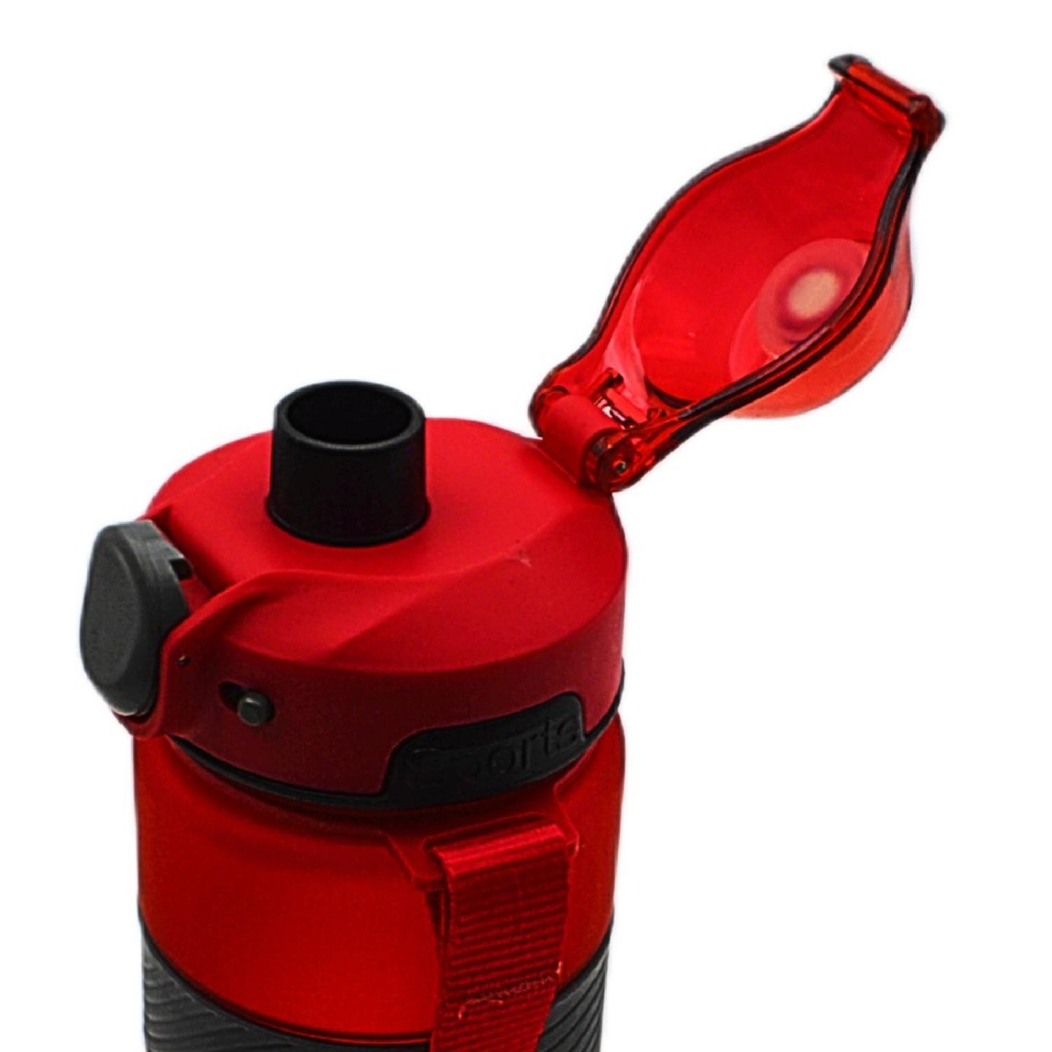 NokiNoki Tritan Soft Touch Auto Kapak Silikon Bantlı Askılı Matara 750 ml (T-0121)