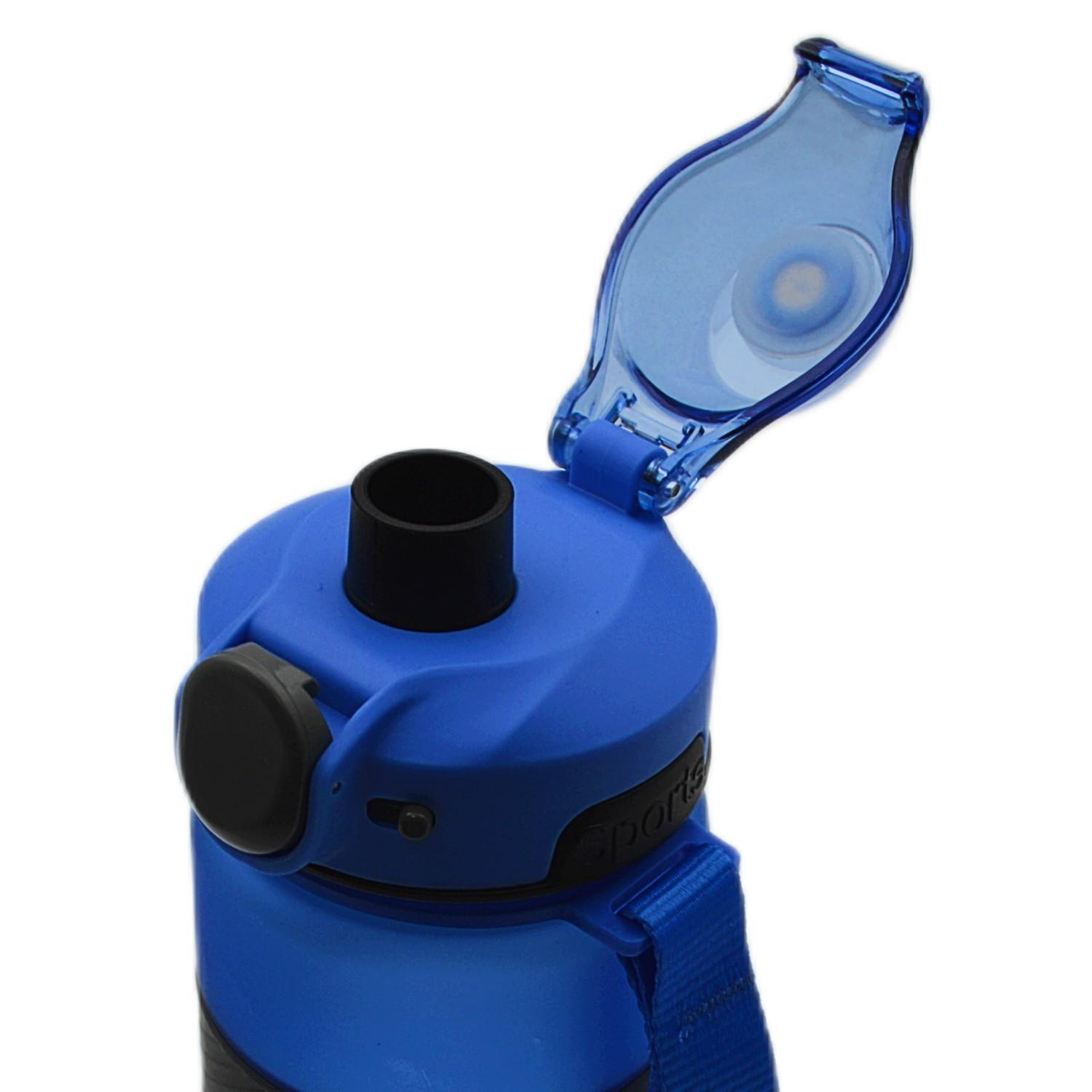 NokiNoki Tritan Soft Touch Auto Kapak Silikon Bantlı Askılı Matara 750 ml (T-0121)