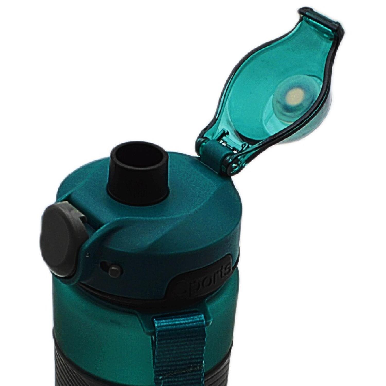 NokiNoki Tritan Soft Touch Auto Kapak Silikon Bantlı Askılı Matara 750 ml (T-0121)