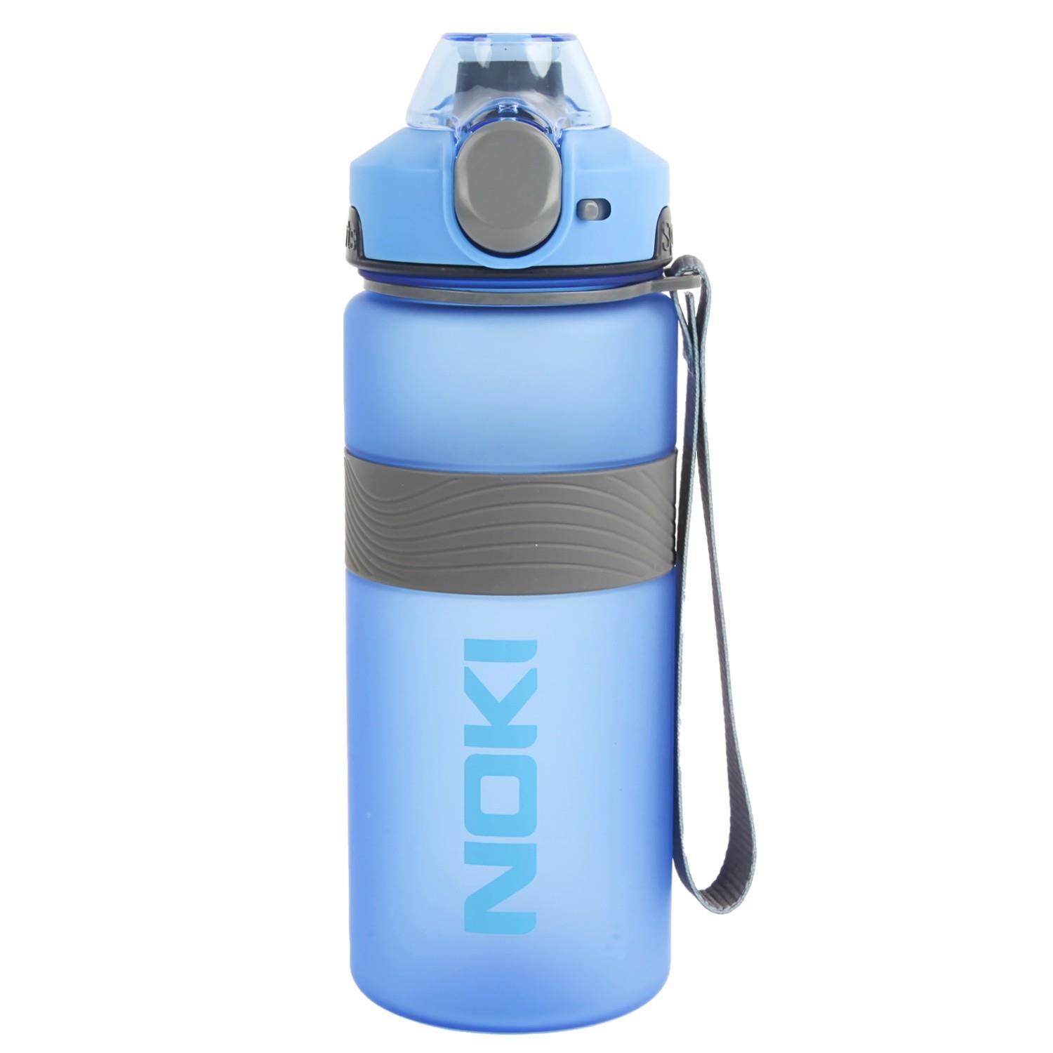 NokiNoki Tritan Soft Touch Auto Kapak Silikon Bantlı Askılı Matara 750 ml (T-0121)