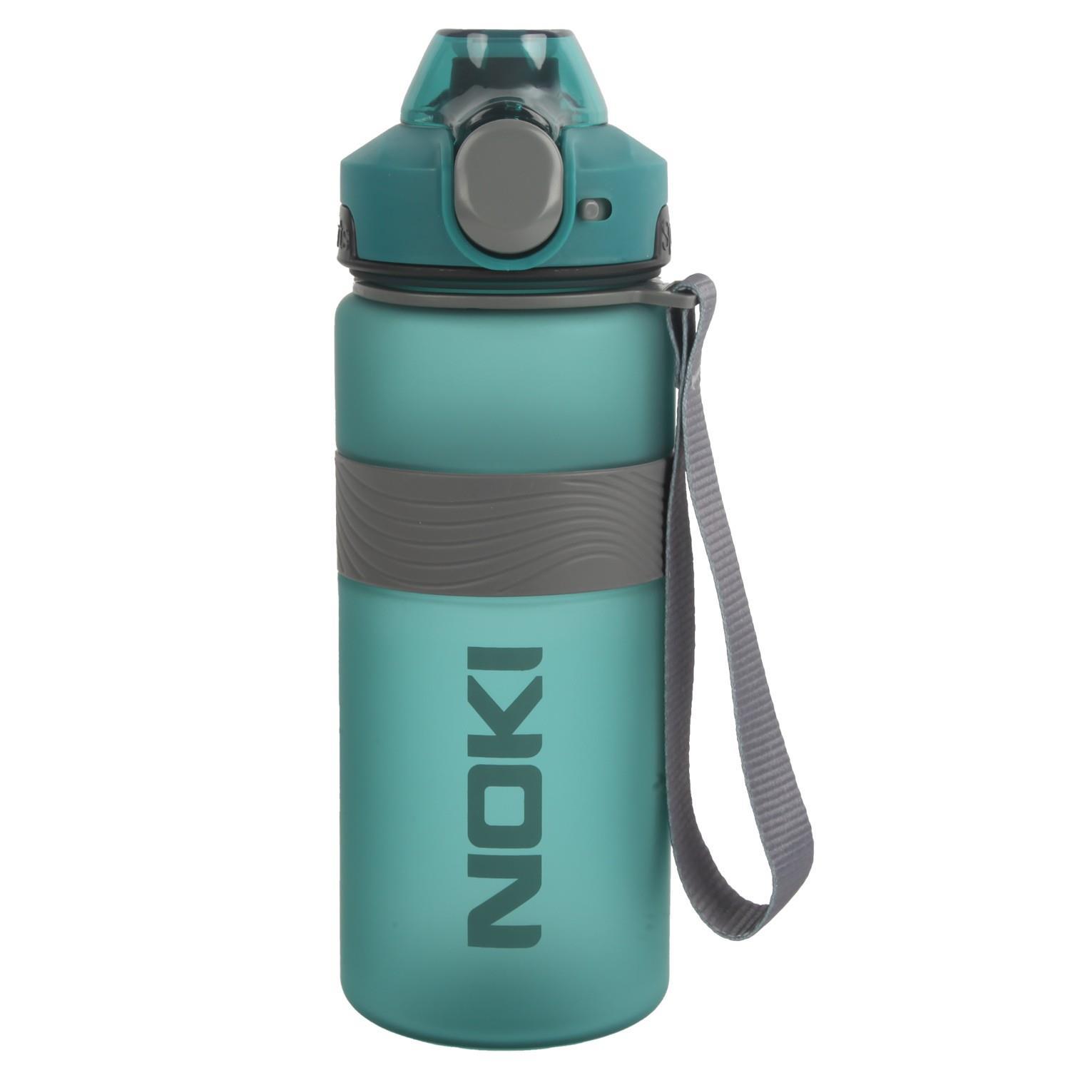 NokiNoki Tritan Soft Touch Auto Kapak Silikon Bantlı Askılı Matara 750 ml (T-0121)