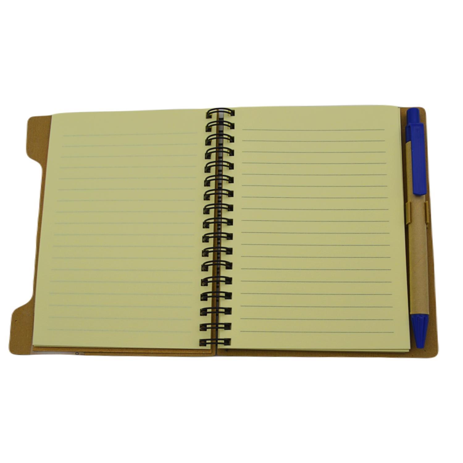 NOTYAZNot Yaz 14x10 80 Yaprak Tükenmez Kalem+5 Renk Kağıt Ayraç Bloknot Çizgili (FN-0509)