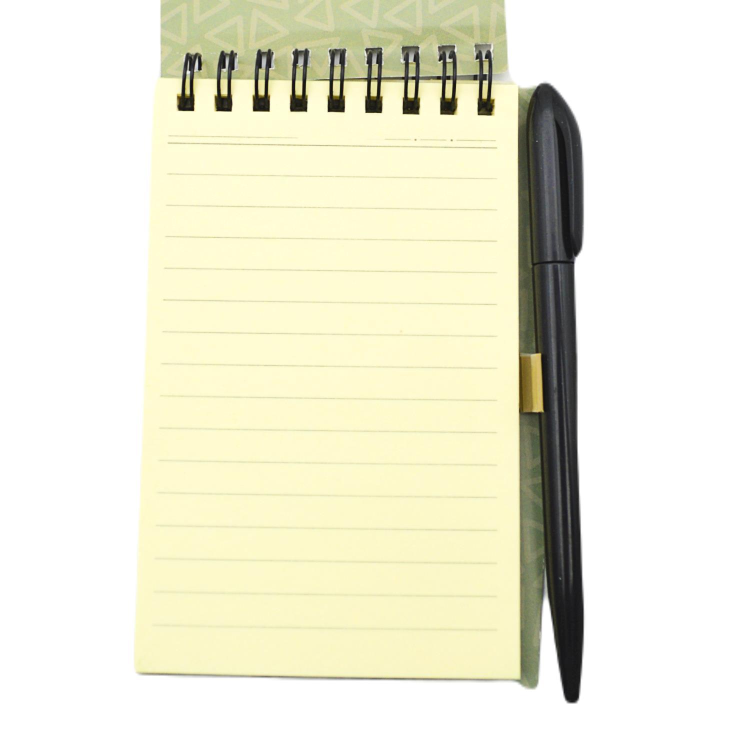 NOTYAZNot Yaz 8x13 Sevimli Cep Set Kalem+5 Renk Kağıt Ayraç Bloknot Pastel Pembe(SCS-0257)