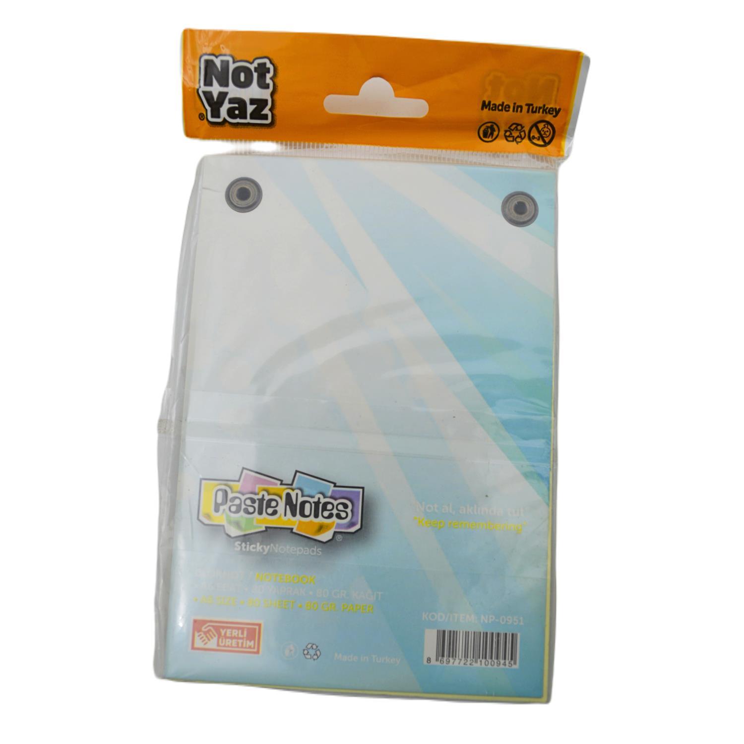 NOTYAZNot Yaz A6 80 Yaprak 4 Renk Pastel Bloknot (NP-0951)