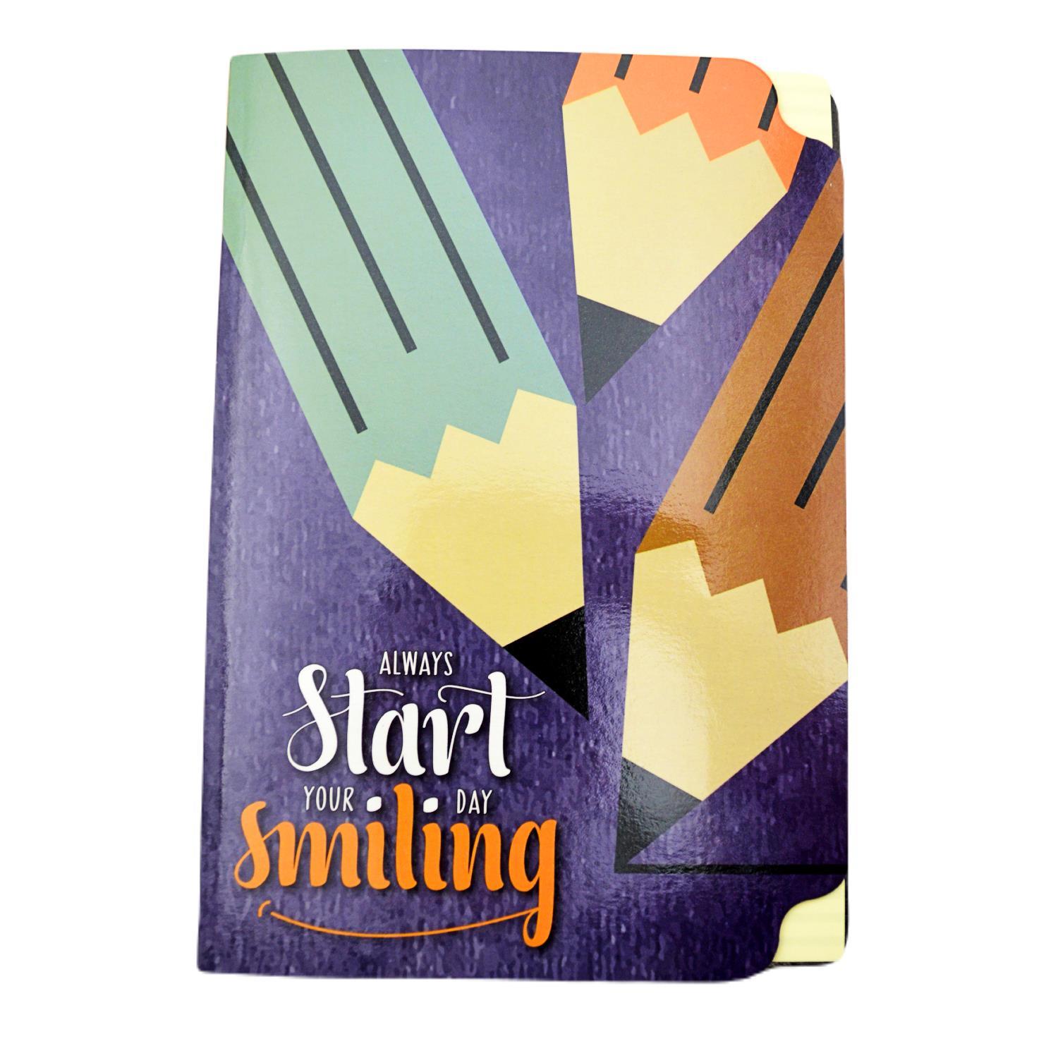 NOTYAZNotYaz 20x13 64 Yaprak Kampüs Bloknot Start Smiling Çizgili (KB-3440)