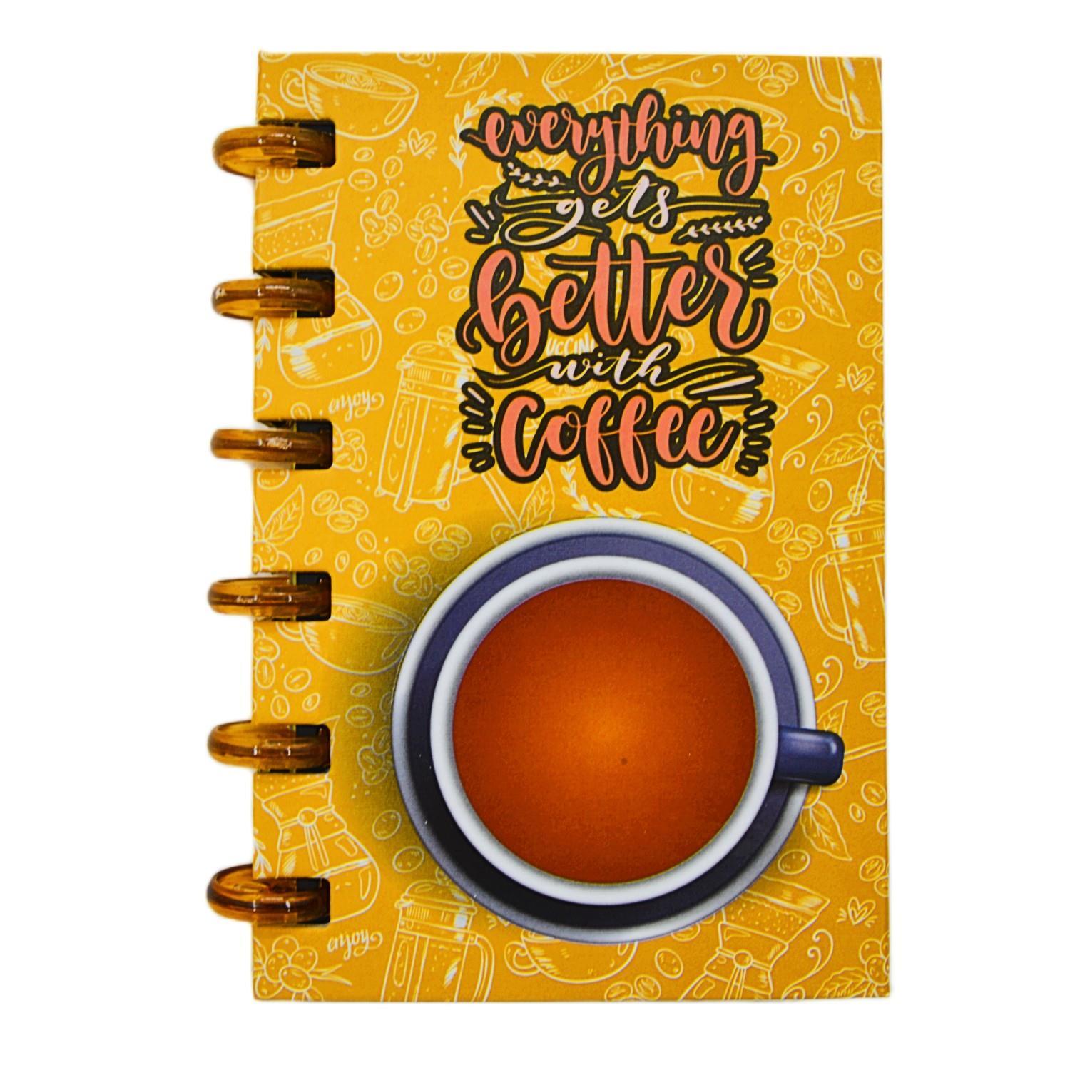 NOTYAZNotYaz A6 100 Yaprak Bloknot Post-It Destekli-Coffie 