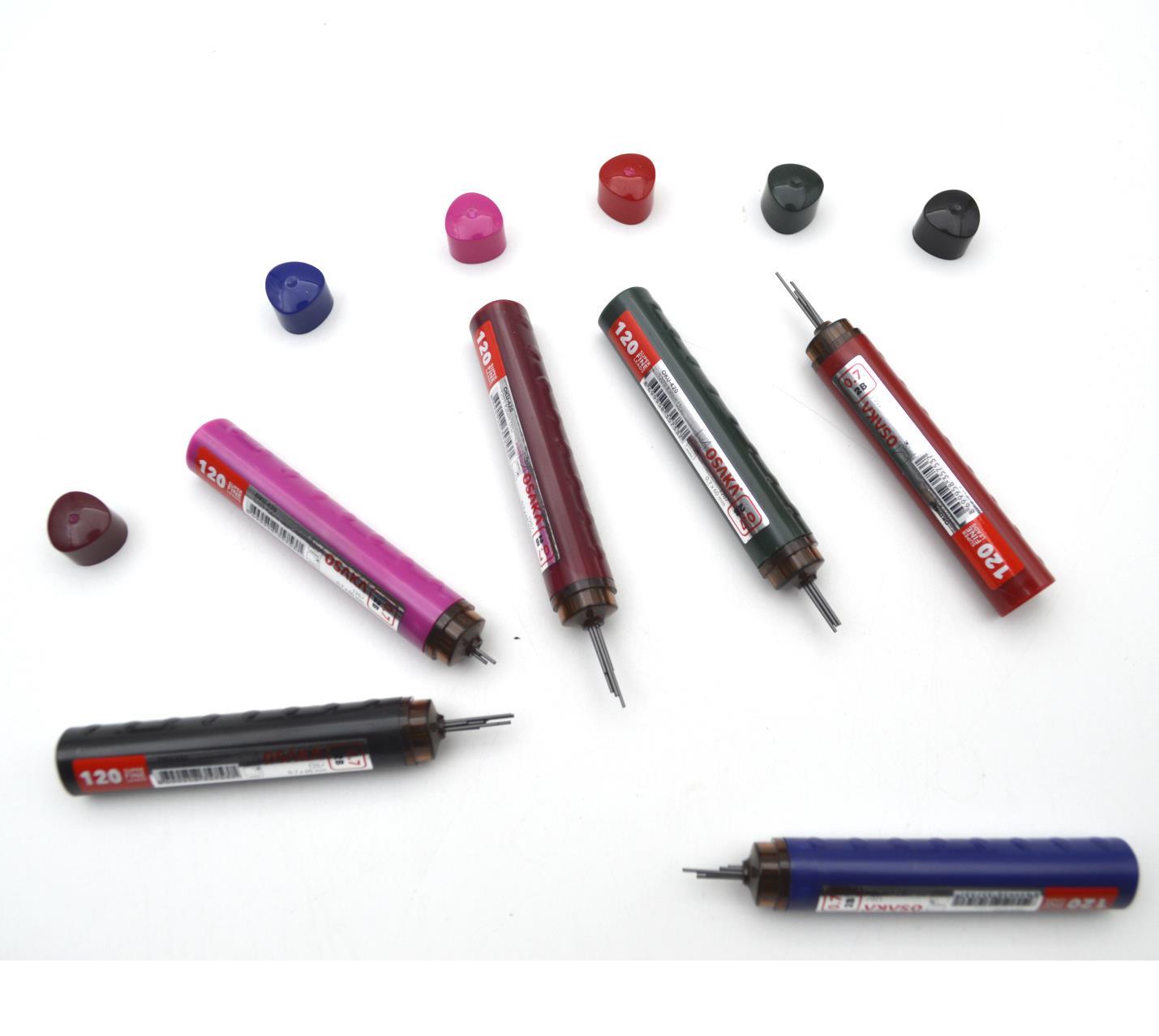 OsakaOsaka 2B 60 mm 0.7 Kalem Ucu 120 li 1 Adet Tüp Ana Renkler Oku-420