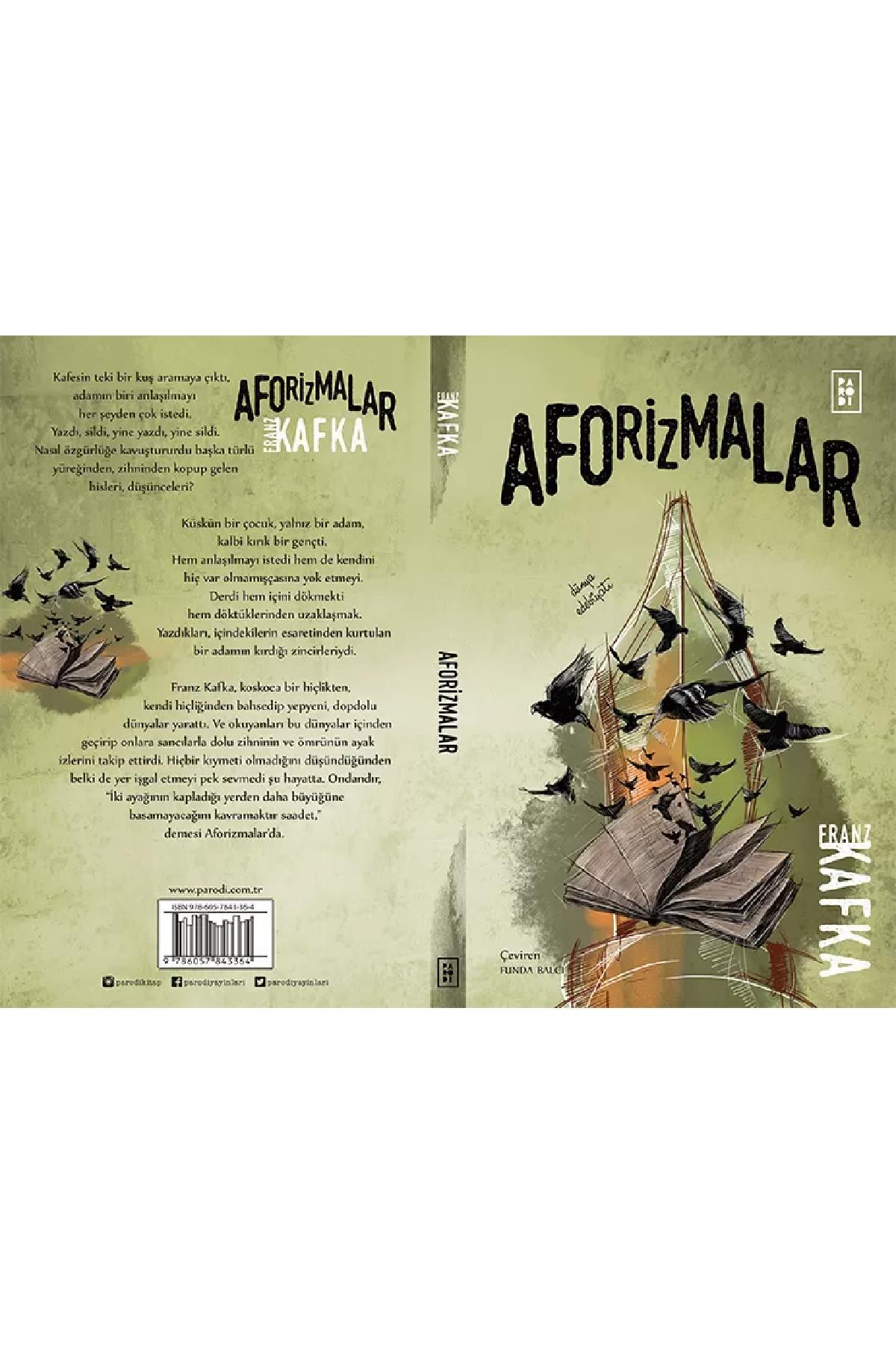 Parodi YayınlarıParodi Yayınları Aforizmalar - Franz Kafka KTP