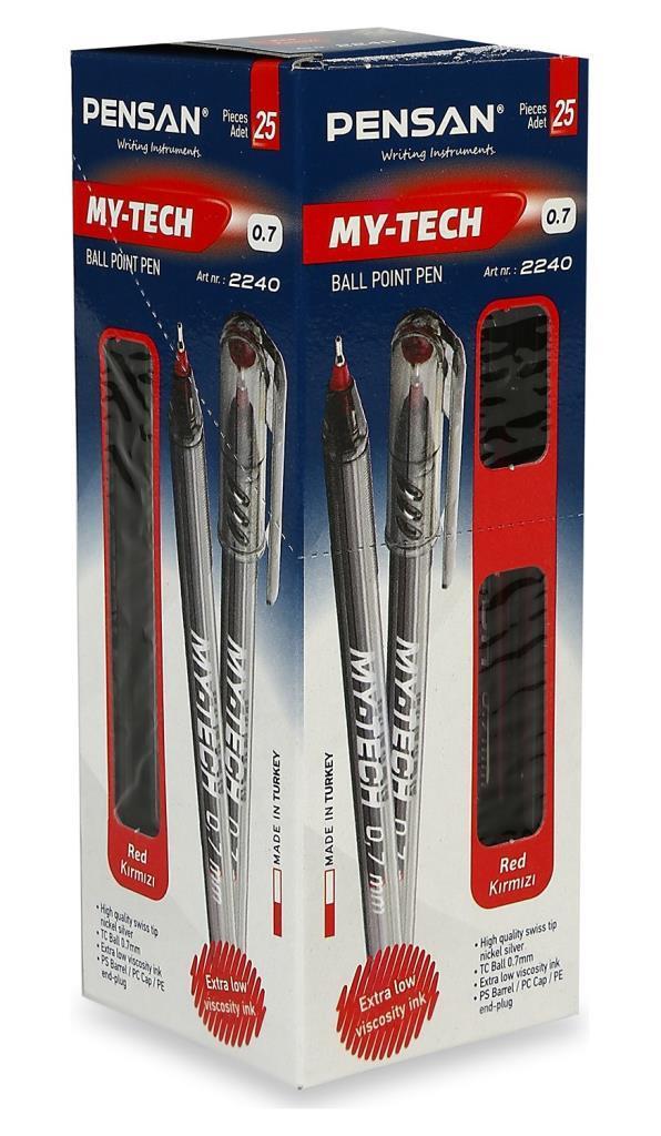 PENSANPensan My-Tech İğne Uçlu Tükenmez Kalem 0.7 mm 25 Li