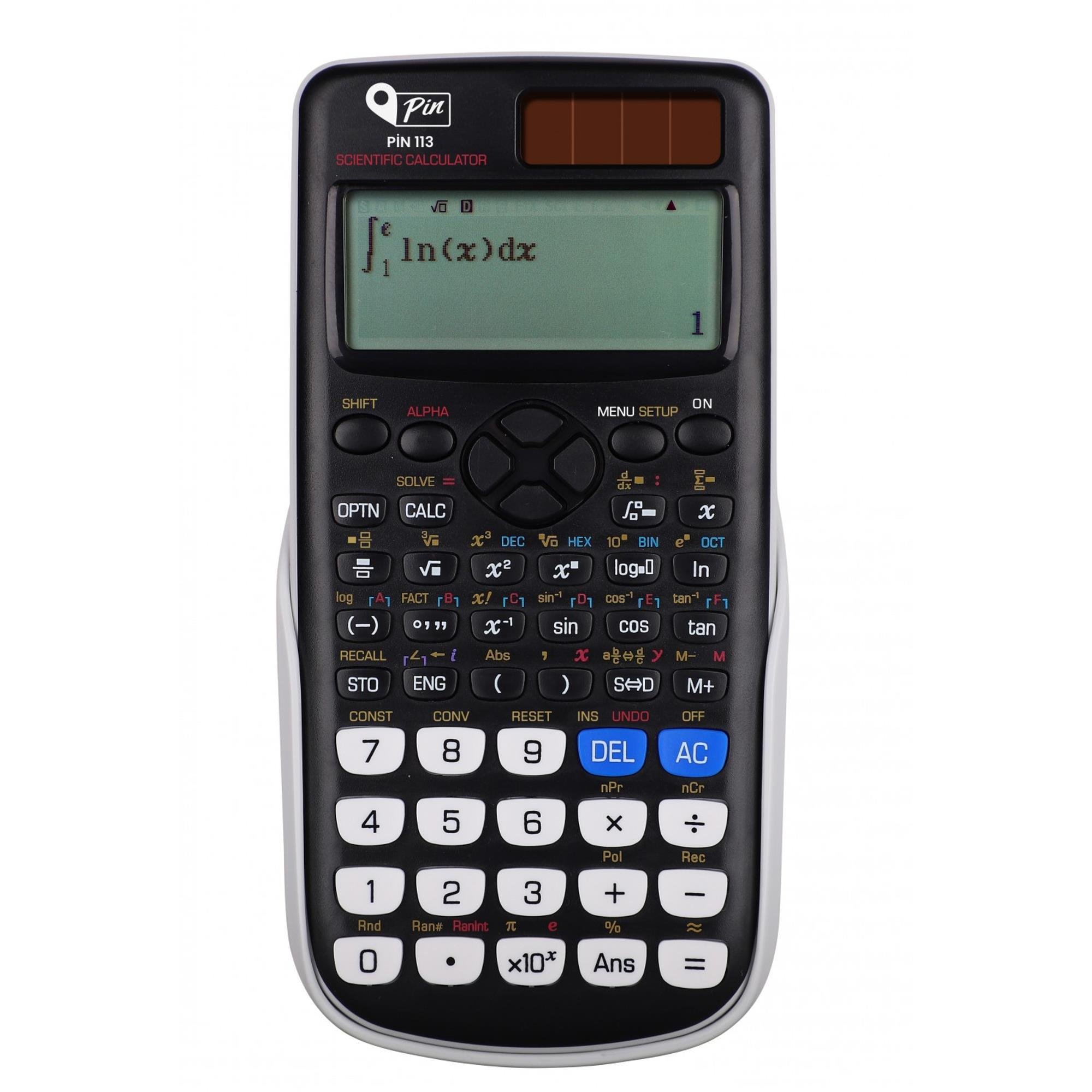 PinPin 113 Siyah 552 Bilimsel Fonksiyonlu Hesap Makinesi GKE