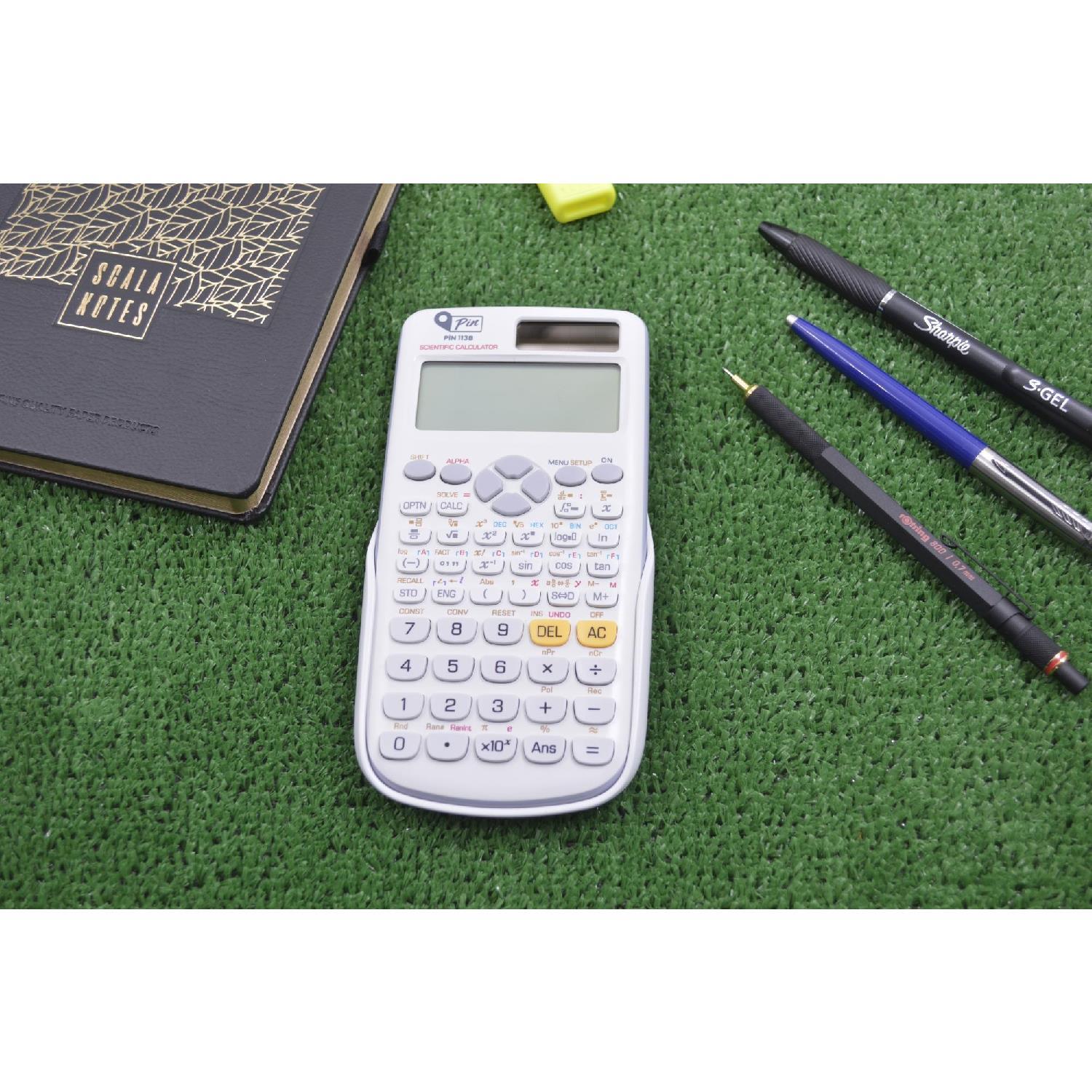 PinPin 113B Beyaz 552 Bilimsel Fonksiyonlu Hesap Makinesi GKE