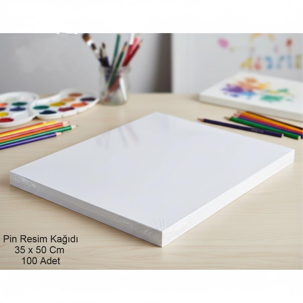 PinPin Resim Kağıdı 35 X 50 Cm 100 Lü  1 Paket 