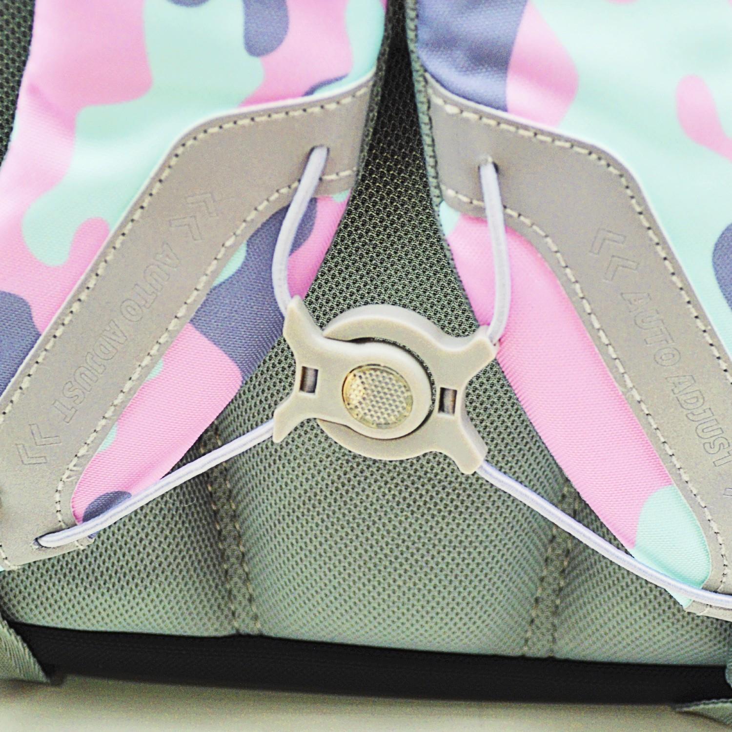 PlayPlay Maxx Military Girl 4 Bölmeli Okul Sırt Çantası Pembe (161637)