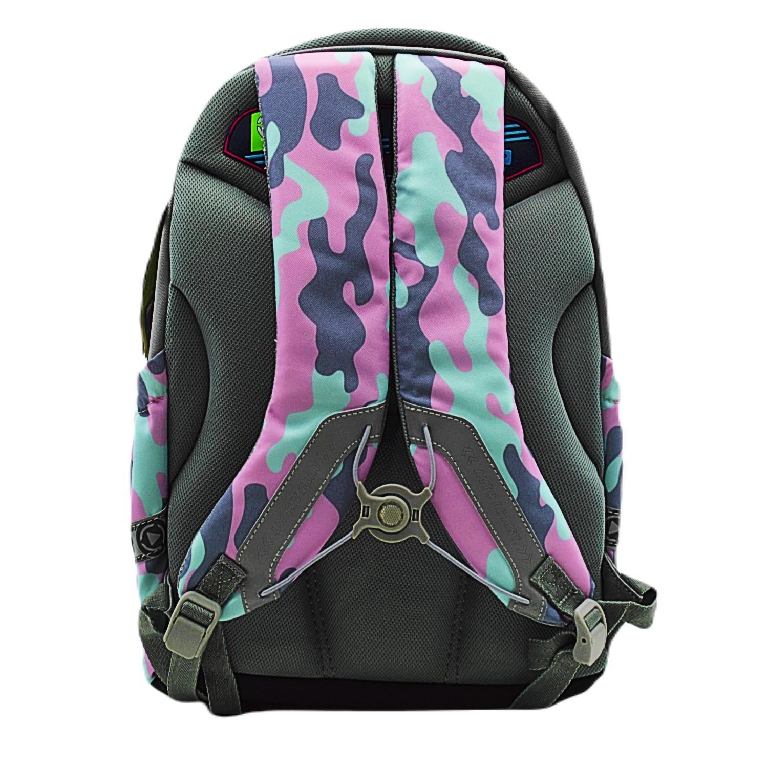 PlayPlay Maxx Military Girl 4 Bölmeli Okul Sırt Çantası Pembe (161637)